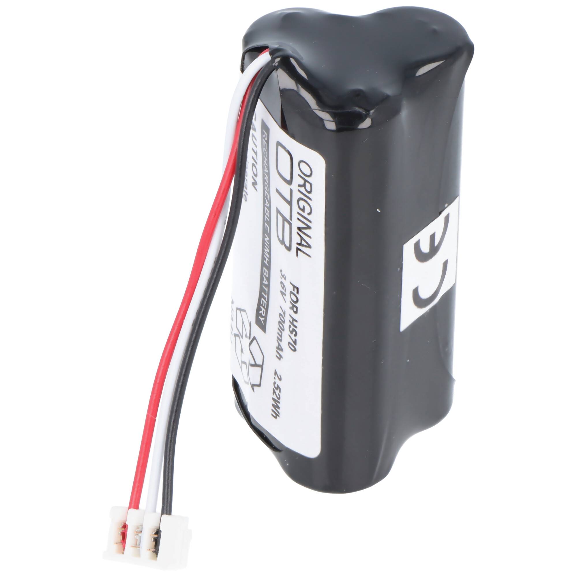 Wella Xpert HS70 Akku hohe Version, 520902, HR-AAAU 3,6 Volt 700mAh, 45.60 x 19.70 x 19.70mm