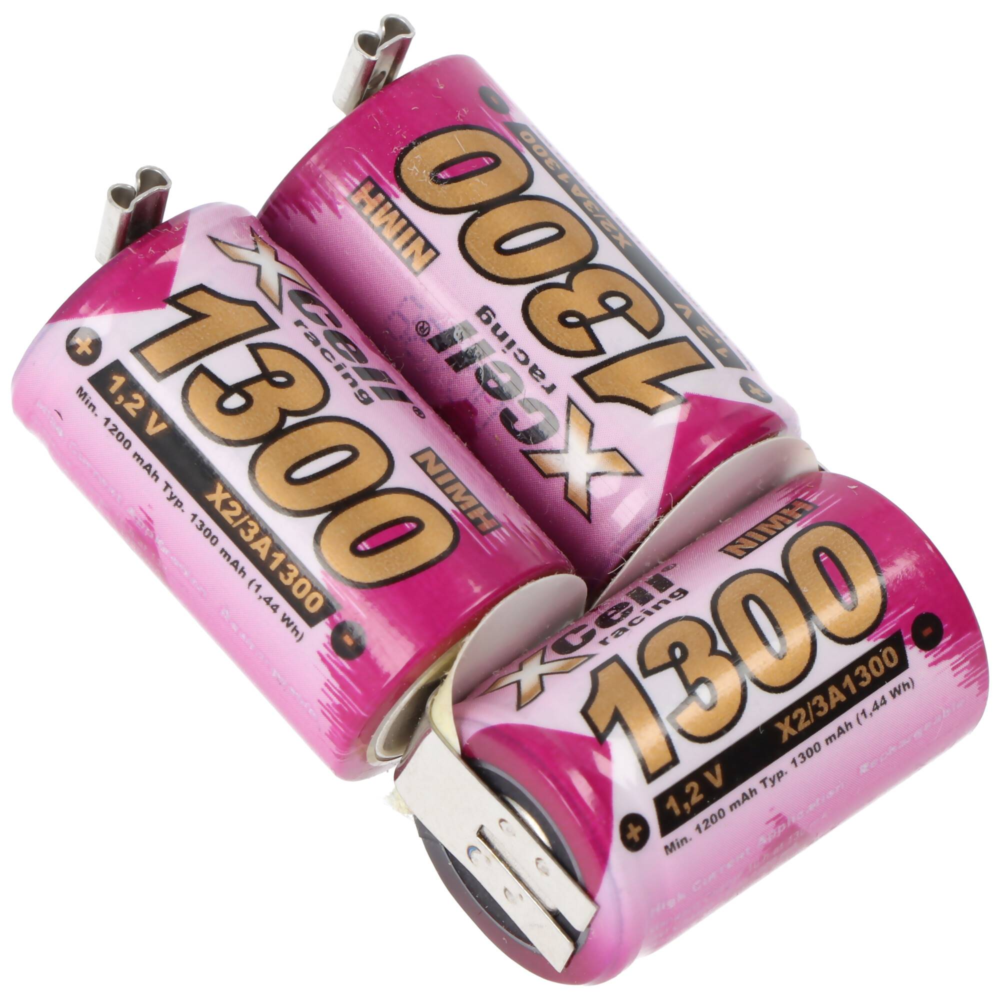 Akku kompatibel zu Wella Expert HS50 NiMH 3,6V mit 1300mAh, 46,5 x 34 x 18mm