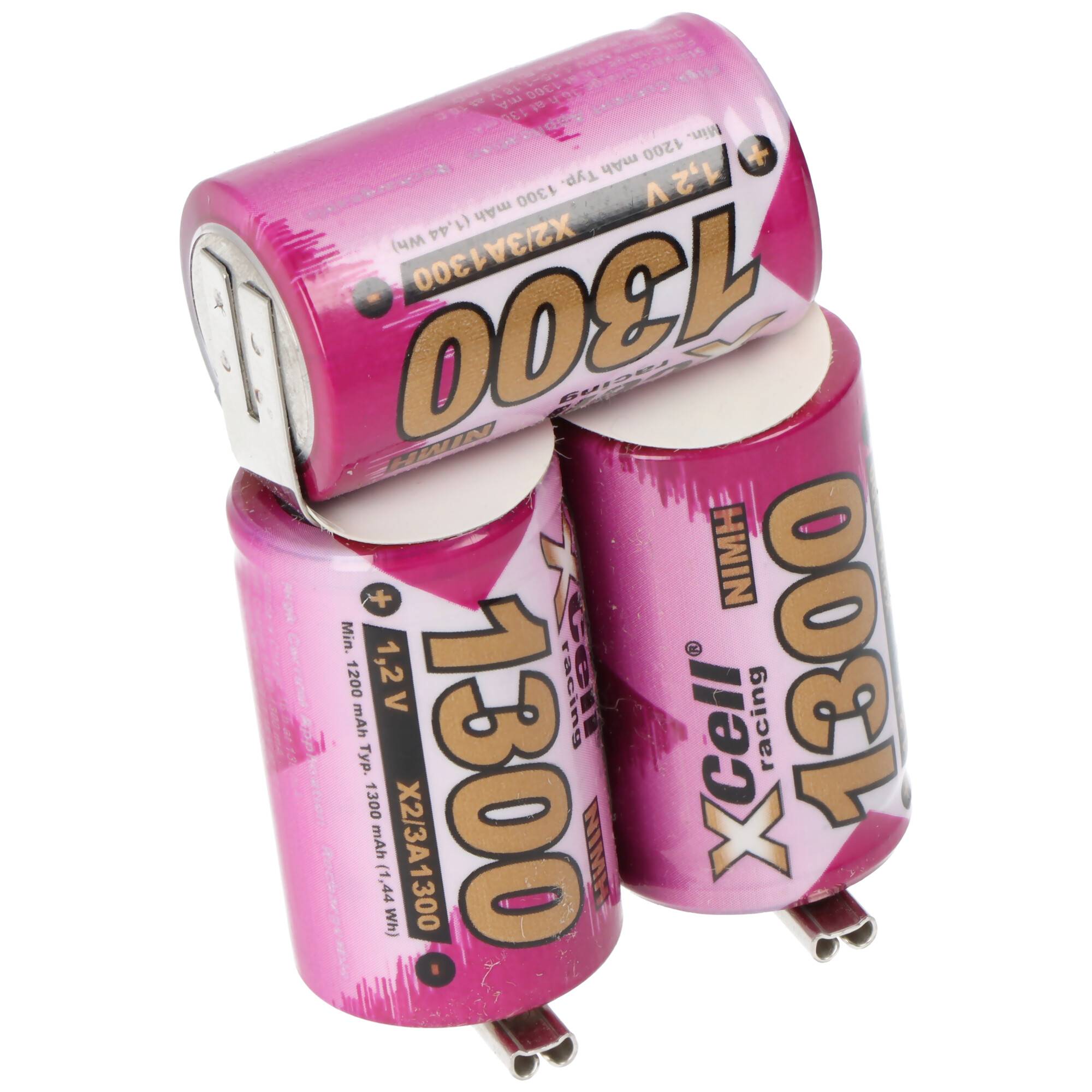 Akku kompatibel zu Wella Expert HS50 NiMH 3,6V mit 1300mAh, 46,5 x 34 x 18mm