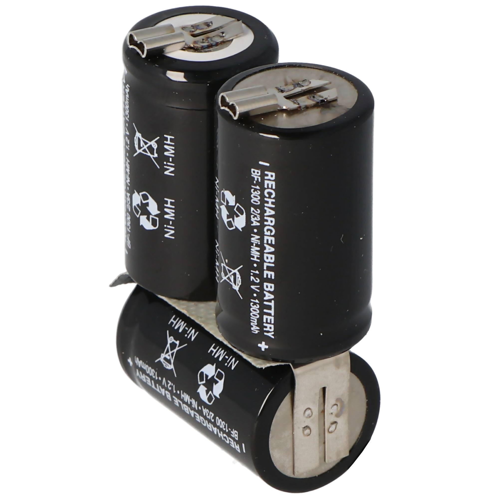 Wella Expert HS50 Akku NiMH als Nachbau Akku von AccuCell mit 1100mAh und 3,6 Volt