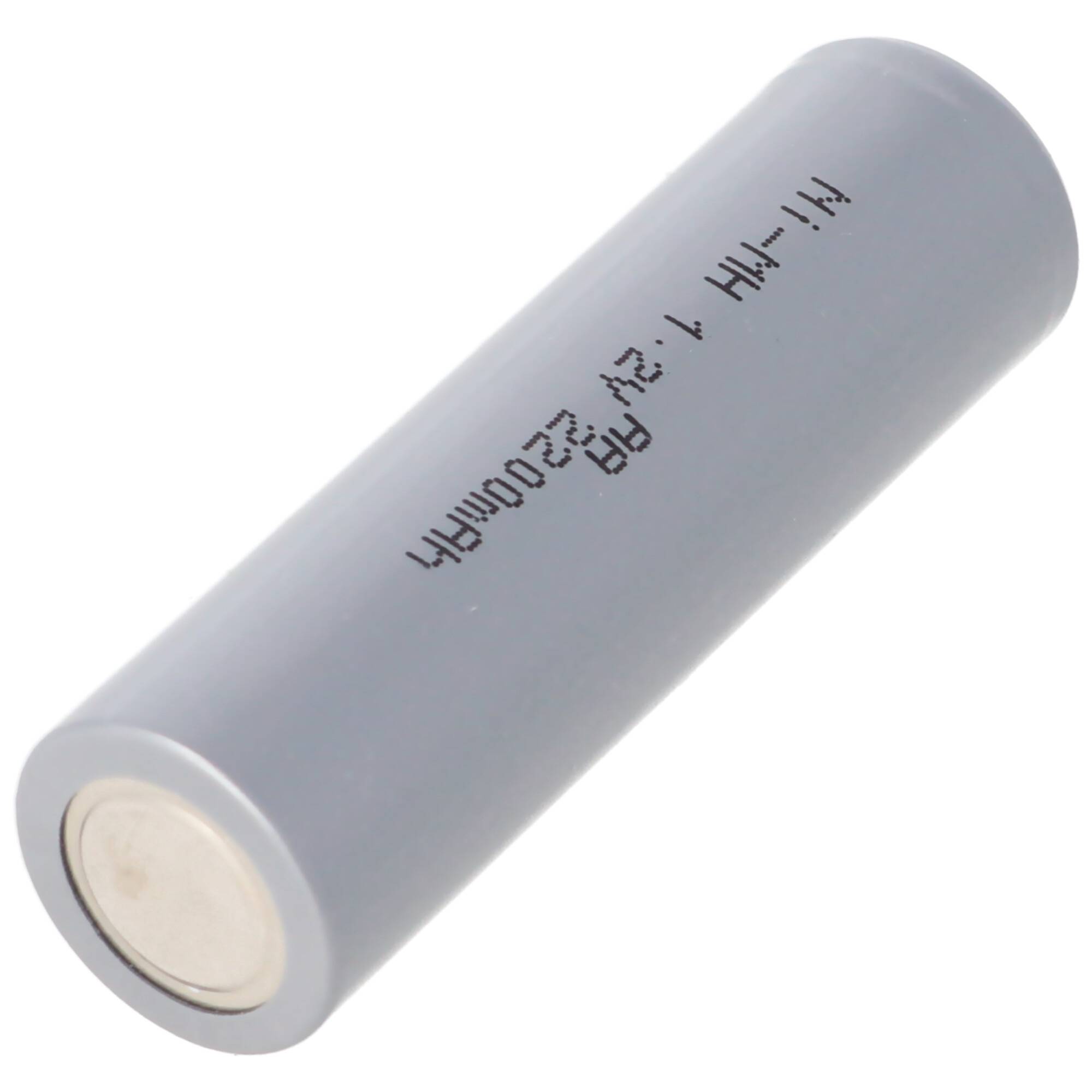 AccuCell HHR2200 Mignon AA Zelle NiMH Akku Flat Top mit 2200mAh, 50x14,5mm