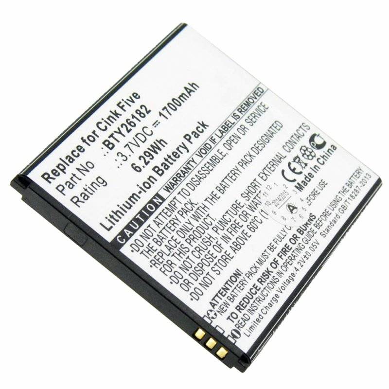 MOBISTEL Cynus T5 Akku als Nachbau von Accucell passend für BTY26182, BTY26182Mobistel/STD