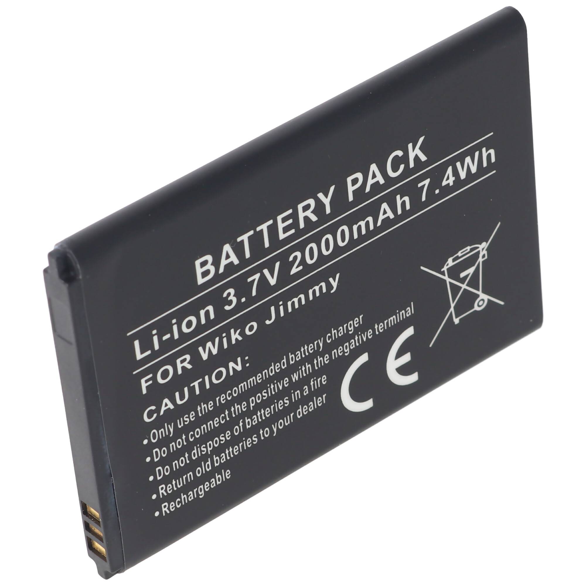 Akku passend für den Handy Akku Wiko Jimmy Akku S4300AE, S104-P26000-000