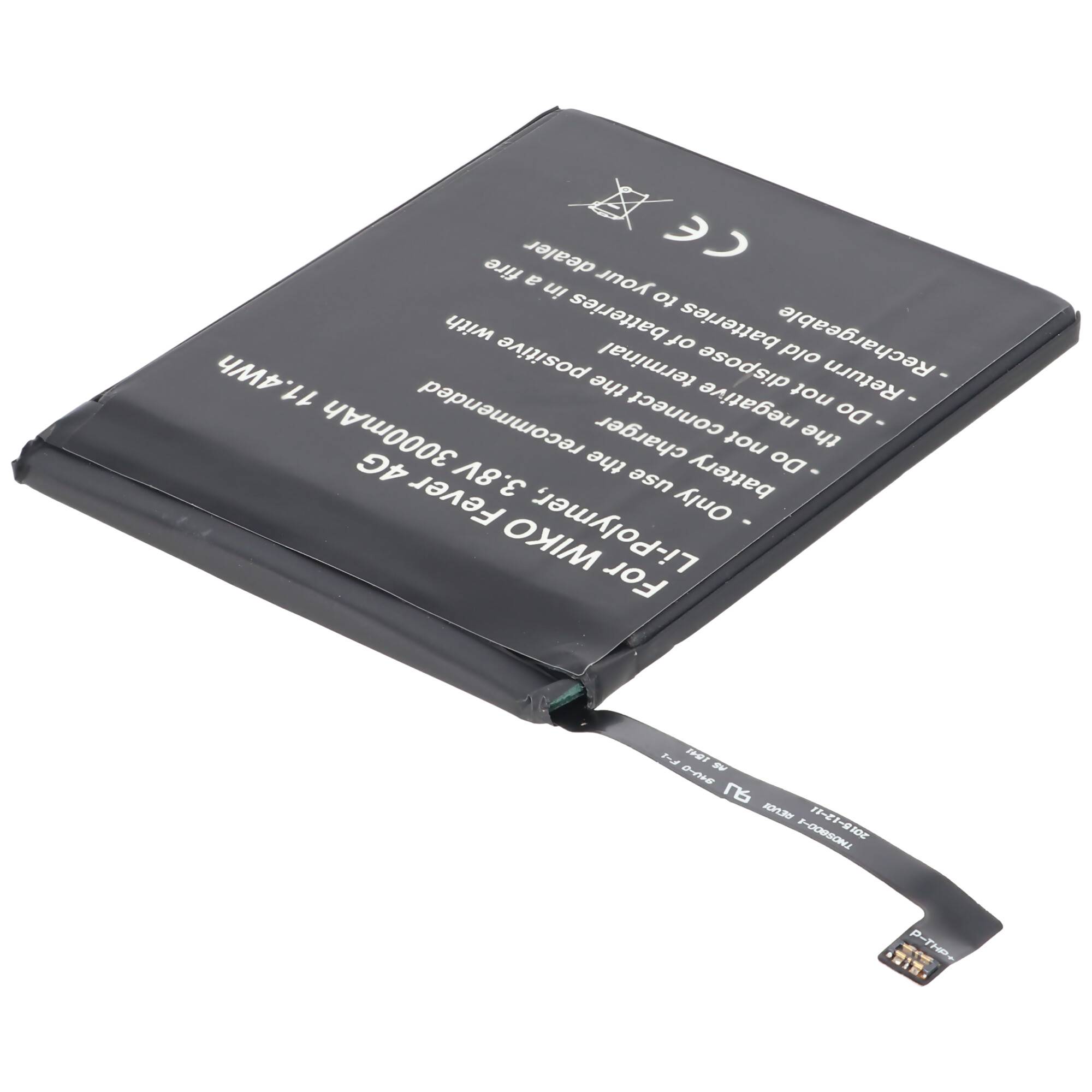 Akku passend für den Wiko Fever, FEVER 4G Akku TLP15J15