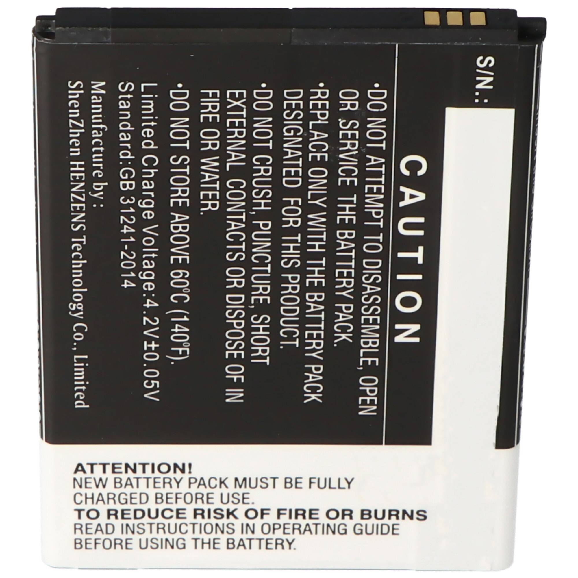 Akku passend für den Archos 50b Neon, AC50BNE Akku Neon 50b