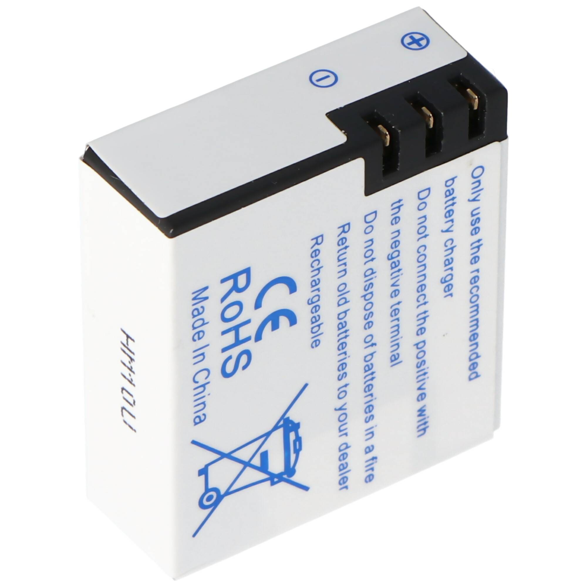 Akku passend für QUMOX Action-Cam SJ4000 Akku, SJ5000, Akku S1050, 33,3 x 29,8 x 11,1mm