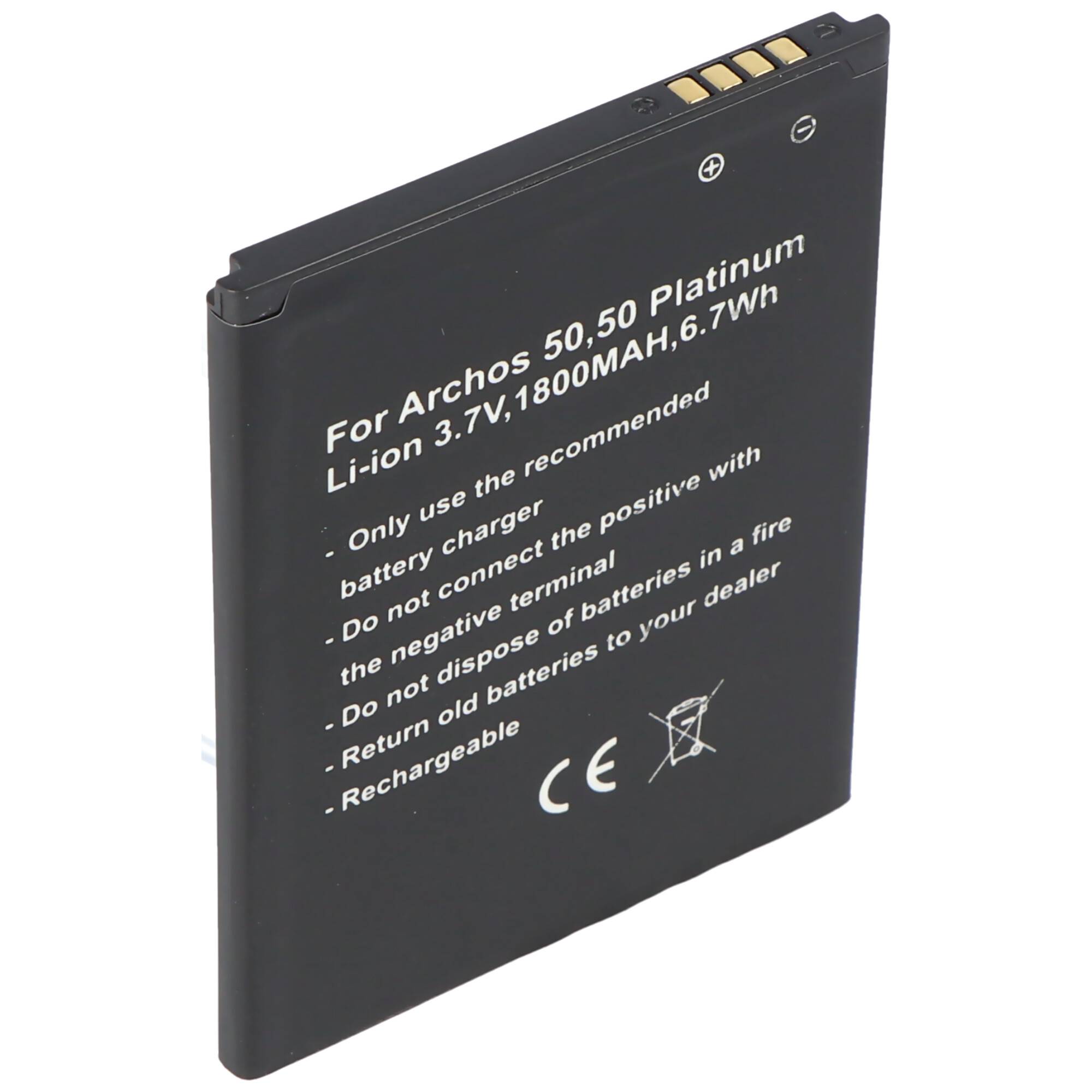 Akku nur passend für den Archos 50, 50 Platinum Akku AC50PL