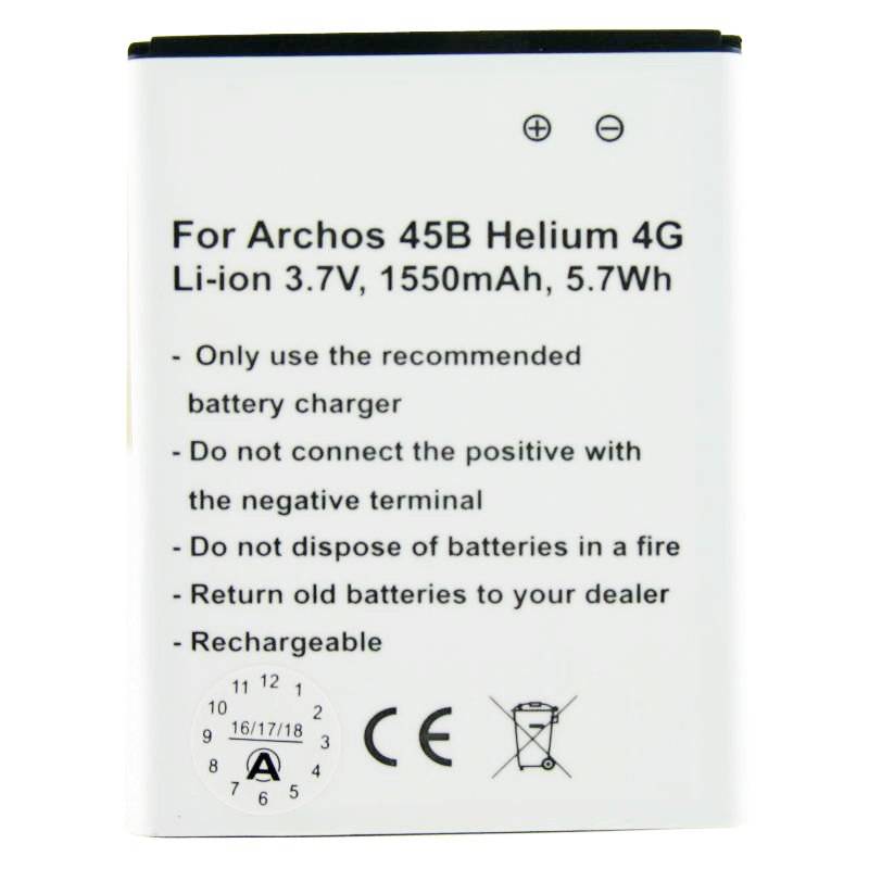 Akku passend für den Archos 45 Helium, 45G Helium 4G Akku AC300CA