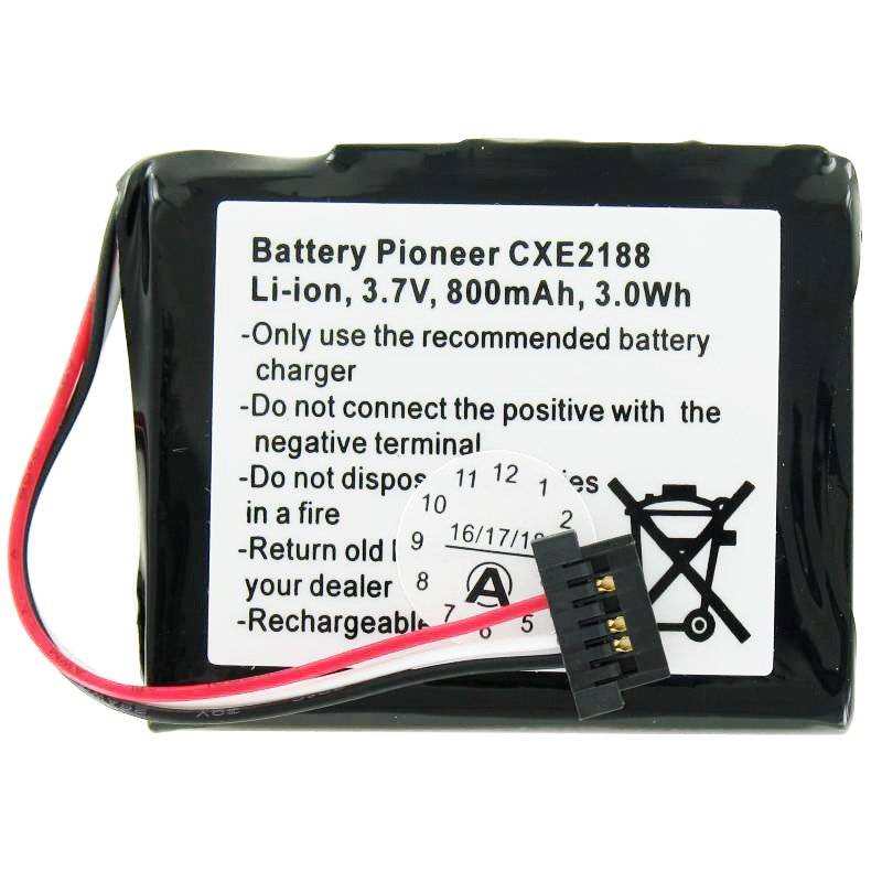 Akku passend für Pioneer CXE2188 , AVIC-F320BT, Akku 338937010176