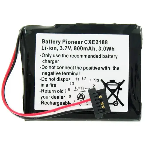 Akku passend für Pioneer CXE2188 , AVIC-F320BT, Akku 338937010176 Akku passend für Pioneer CXE2188 , AVIC-F320BT, Akku 338937010176