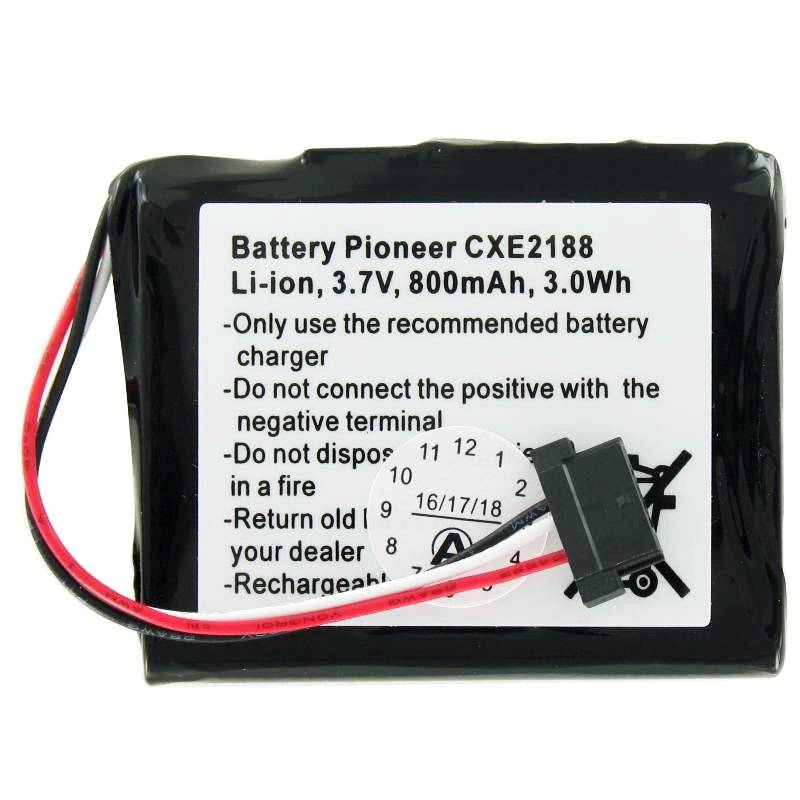 Akku passend für Pioneer CXE2188 , AVIC-F320BT, Akku 338937010176