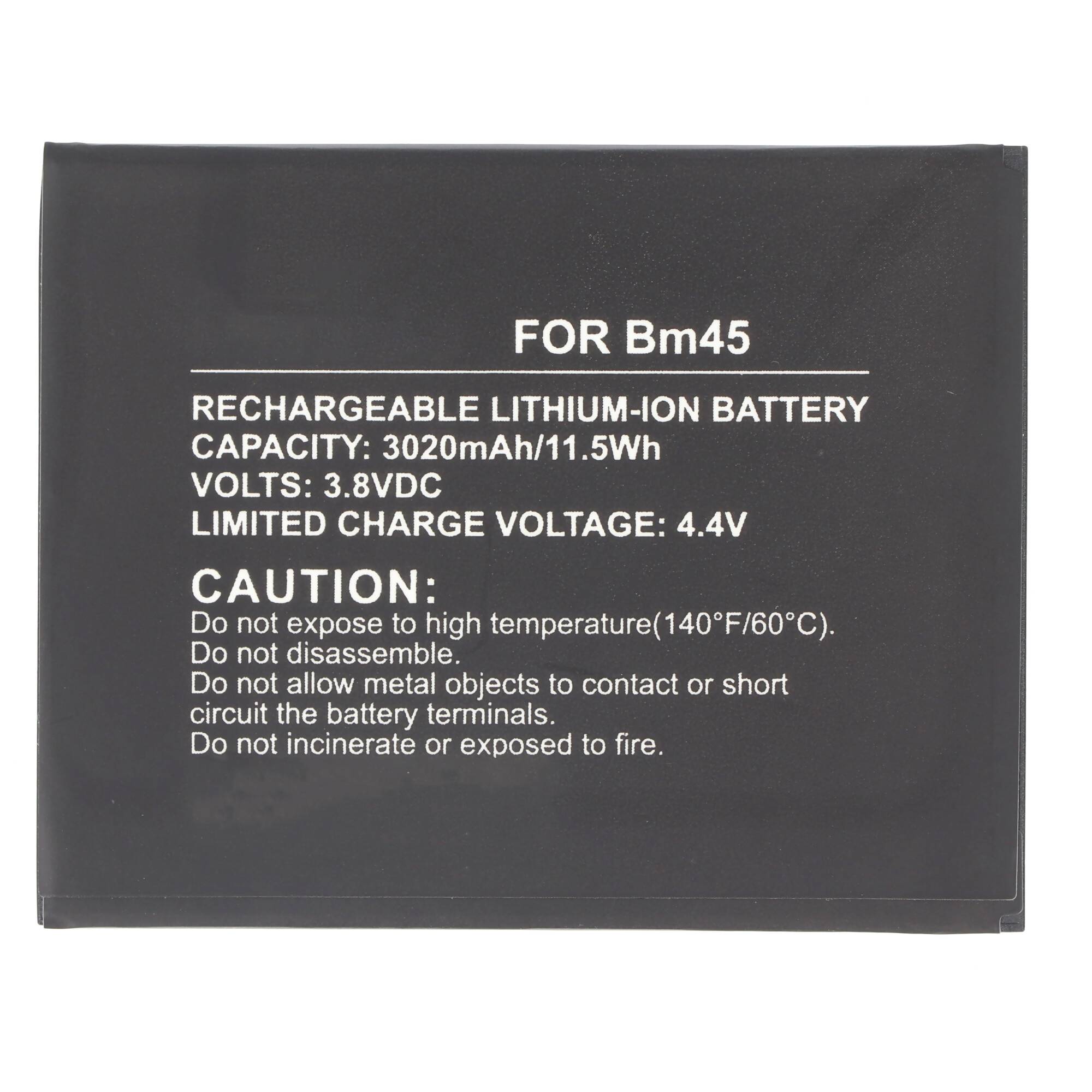 Akku passend für Xiaomi Redmi Note 2 Akku BM45, 82x69x4,5mm