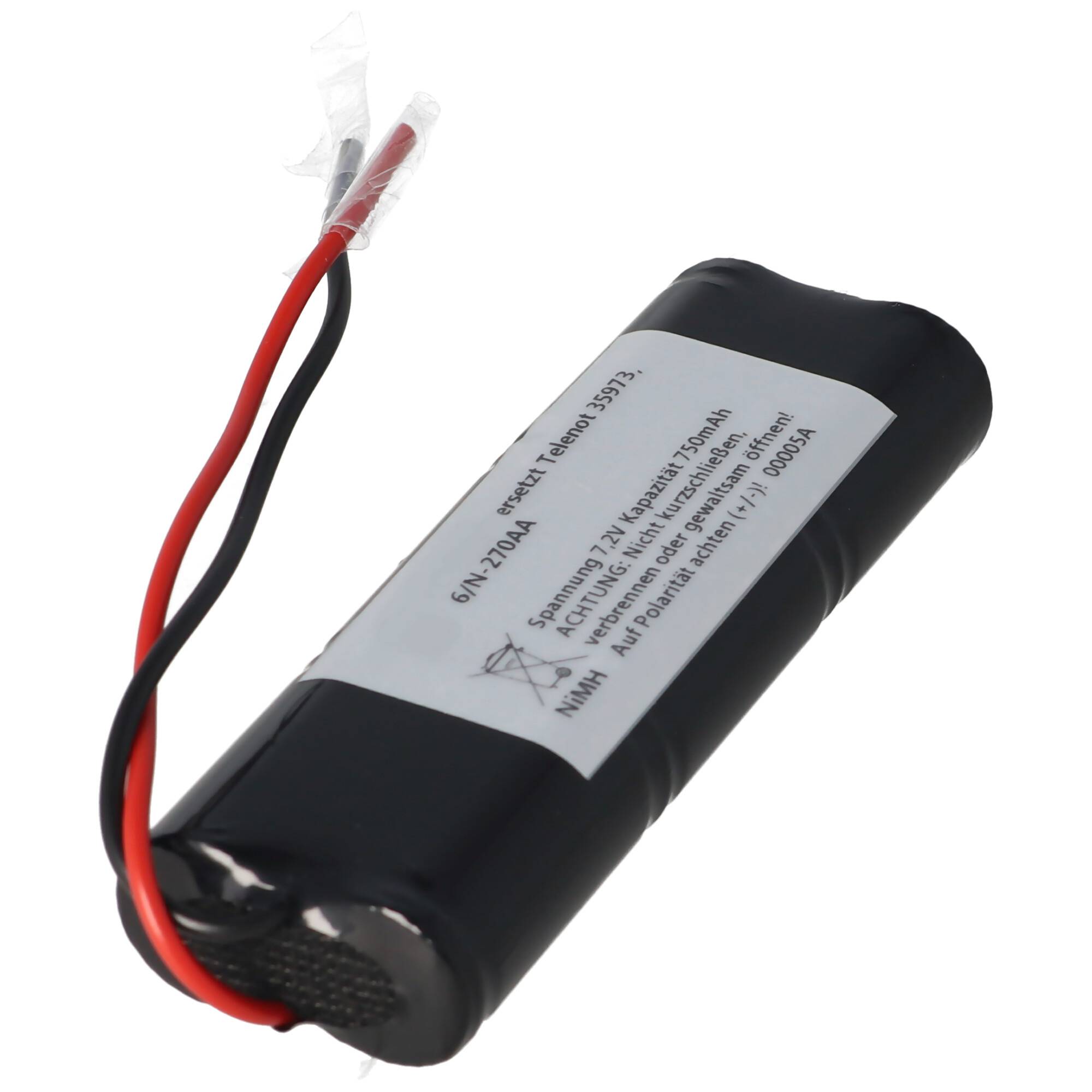 Akku passend für Telenot 35 973 Sender F1011/S 7,2V NiMH Akkupack zum Selbstumbau