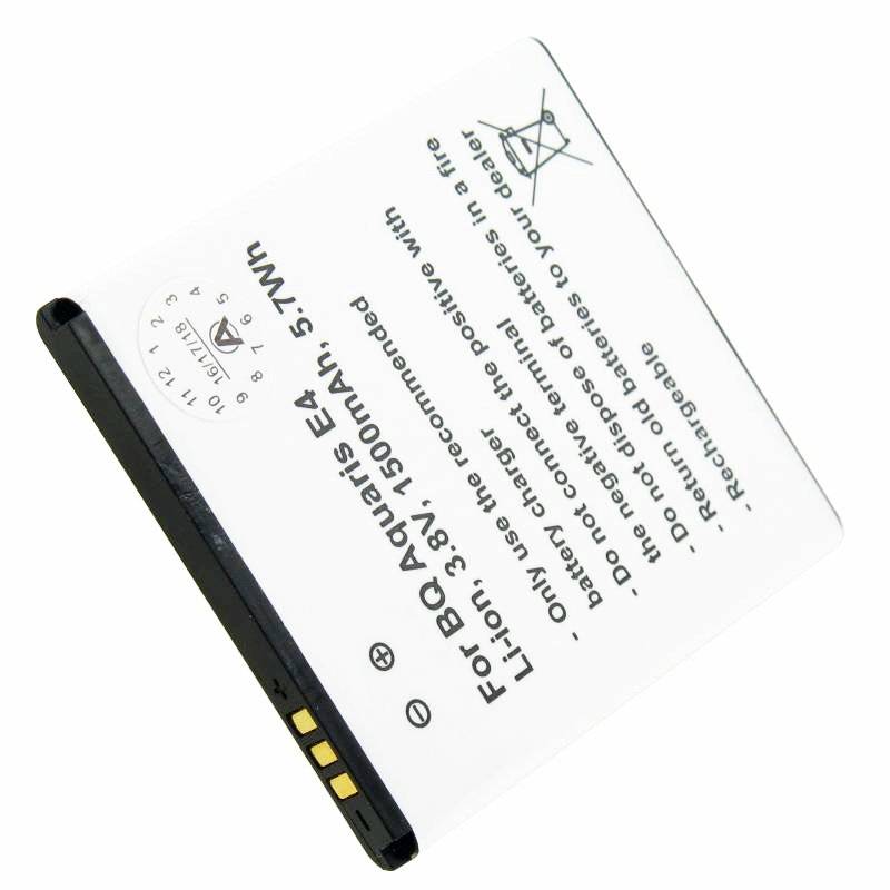 Akku passend für BQ Aquaris E4 B46, BQ 1700 Li-Polymer 3,8 Volt 1700mAh