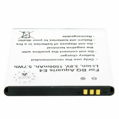 Akku passend für BQ Aquaris E4 B46, BQ 1700 Li-Polymer 3,8 Volt 1700mAh Akku passend für BQ Aquaris E4 B46, BQ 1700 Li-Polymer 3,8 Volt 1700mAh