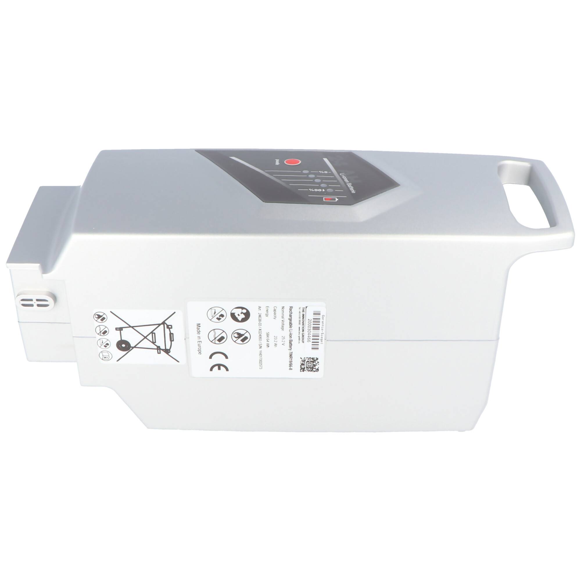 E-Bike Akku passend für Panasonic System 25,2V, 23200mAh 548.64Wh nur für E-Bike Steuerungen mit 3-stufiger Anzeige