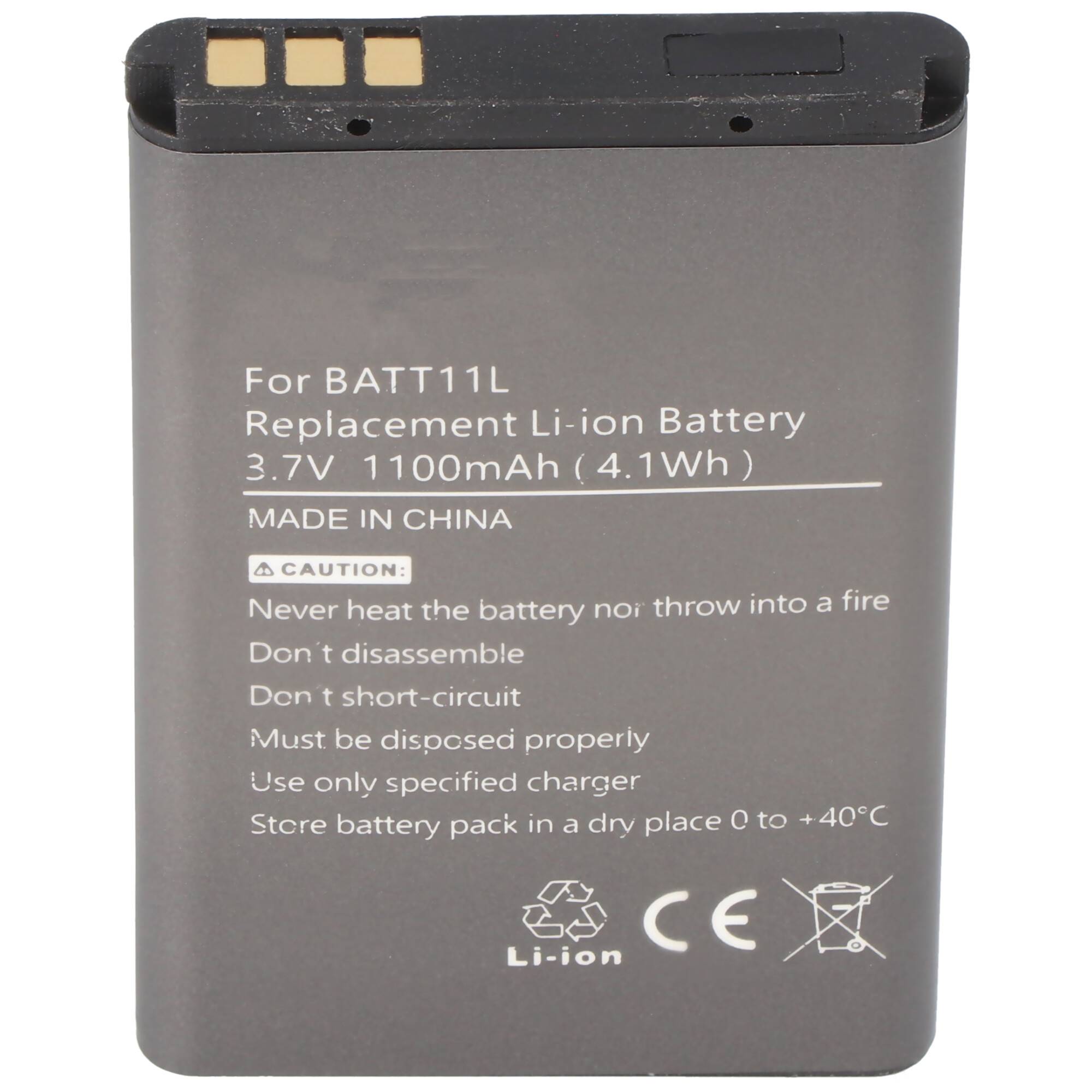 Midland Typ BATT11L Akku von AccuCell für XTC300, XTC350