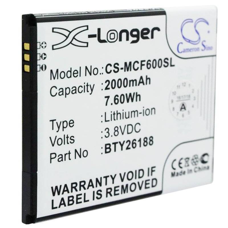 MOBISTEL Cynus F6 Akku als Nachbau von Accucell passend für BTY26188