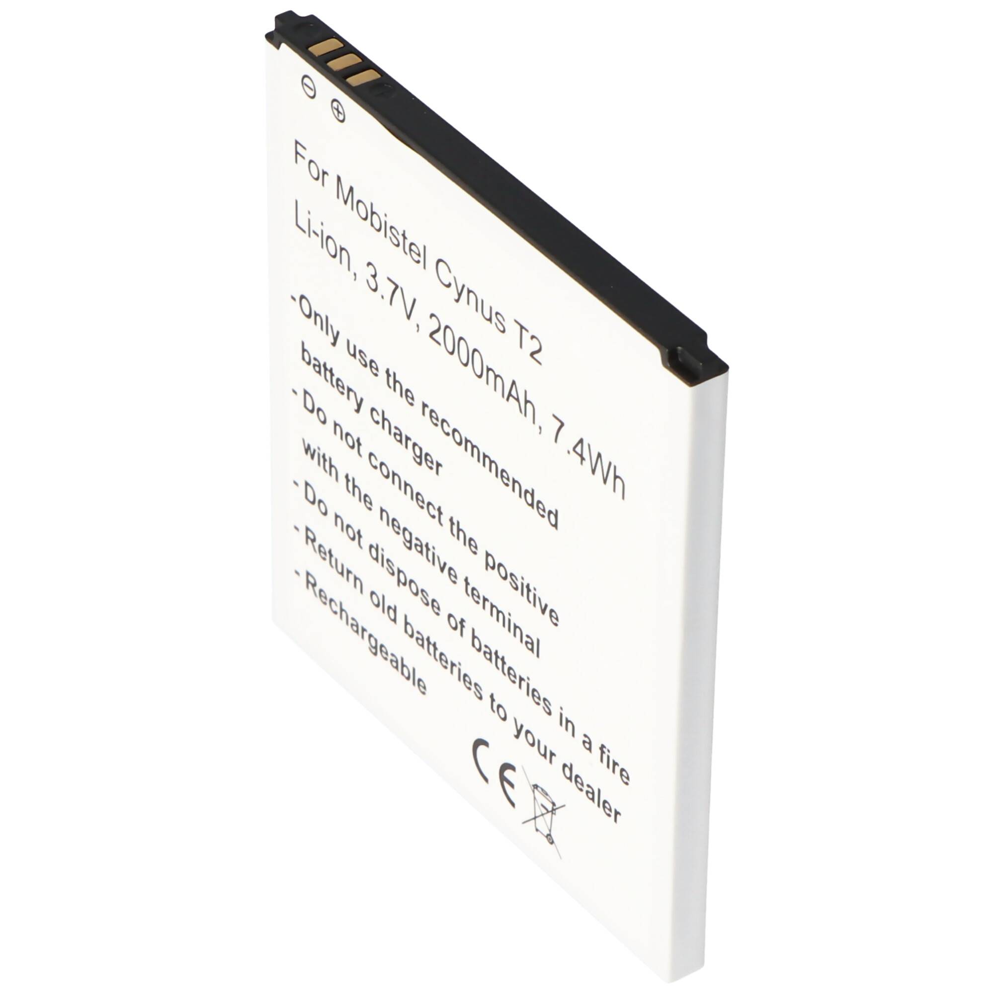 MOBISTEL Cynus T2 Akku als Nachbau von Accucell passend für MT-9081W