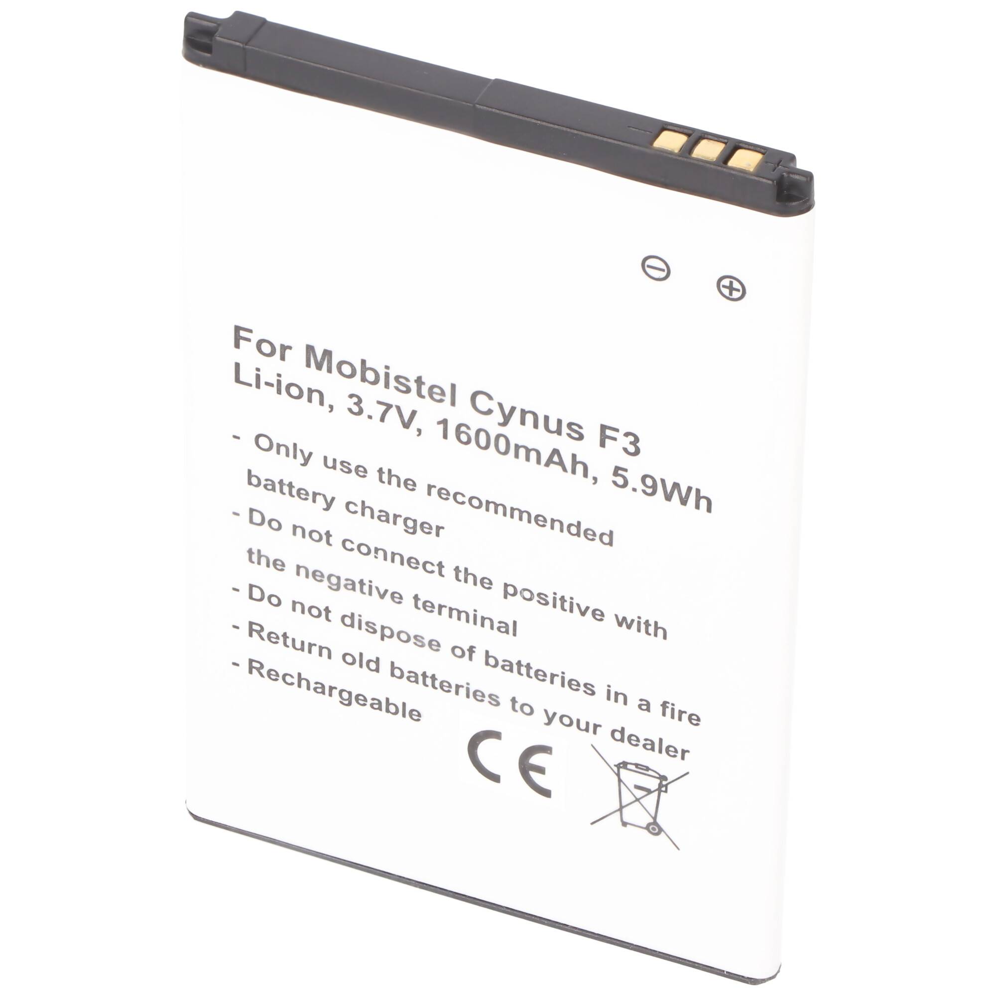 MOBISTEL Cynus F3 Akku als Nachbau von AccuCell passend für BTY26181