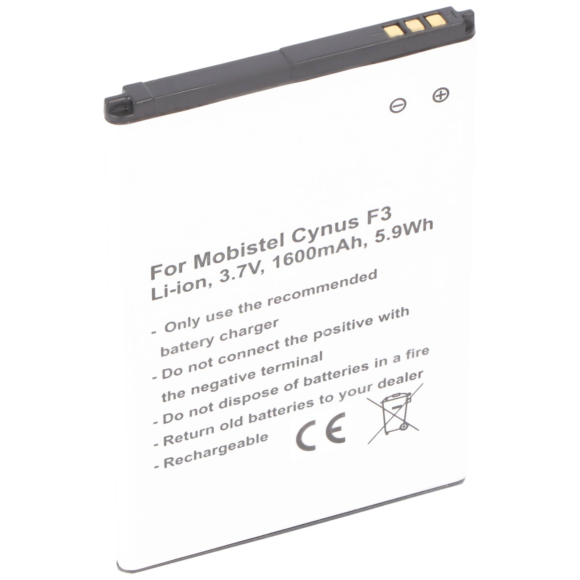MOBISTEL Cynus F3 Akku als Nachbau von AccuCell passend für BTY26181