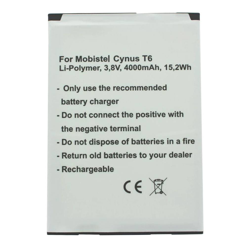 MOBISTEL Cynus T6 Akku als Nachbau von Accucell passend für BTY26187