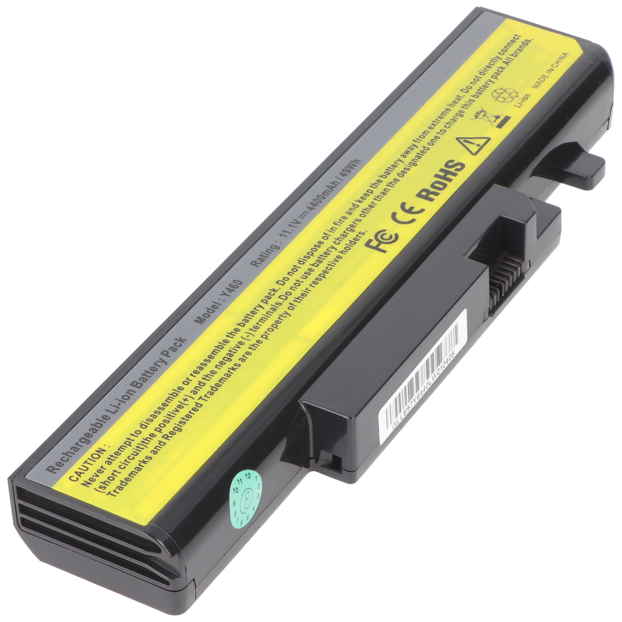 Akku passend fuer Lenovo IdeaPad Y460, Y560 11,1 Volt 4400mAh