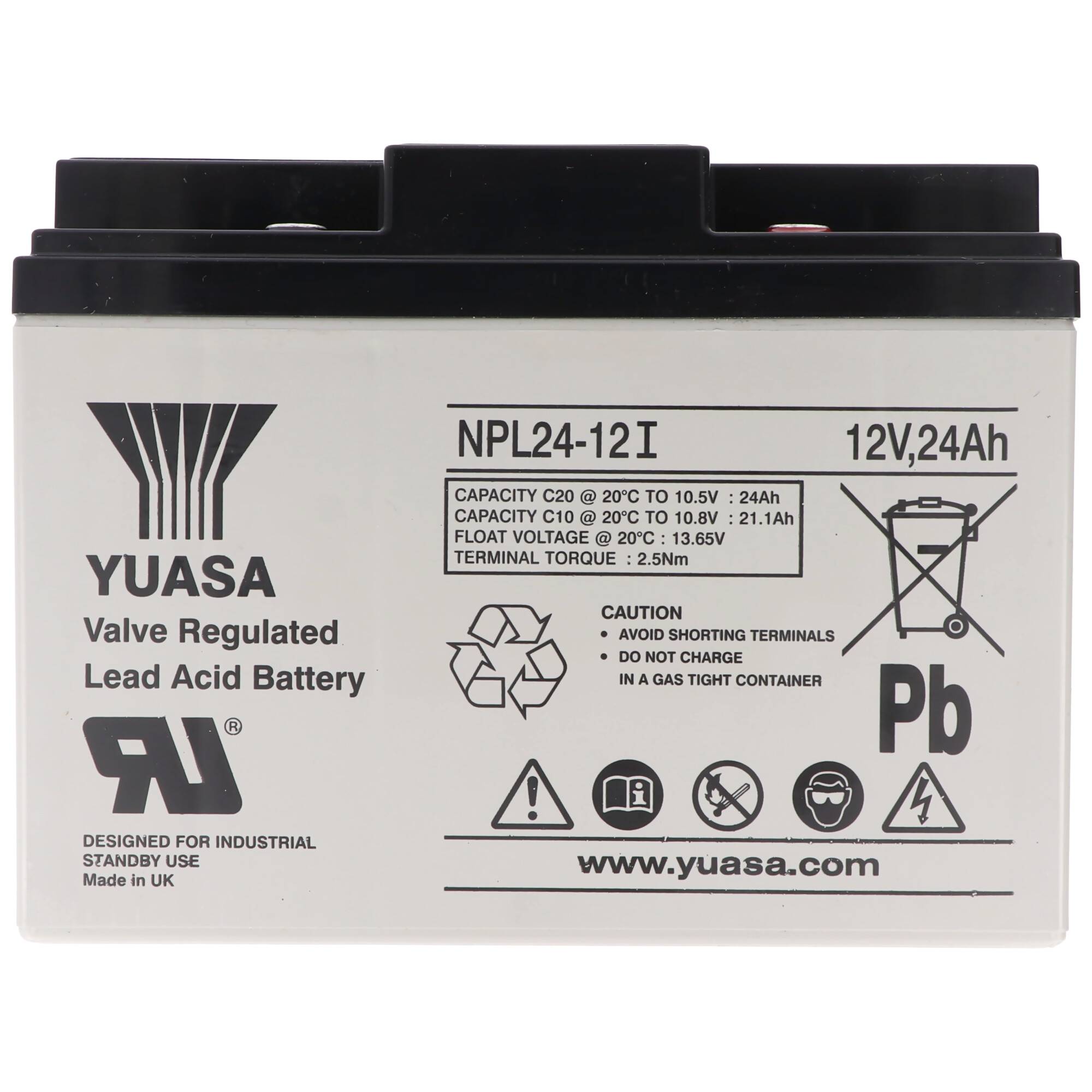 YUASA NPL24-12 Akku Blei PB 12 Volt 24Ah