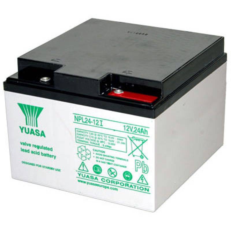 Yuasa NPL24-12i PB Blei Akku, mit M5 versenktem Schraubanschluss 175x165x125mm