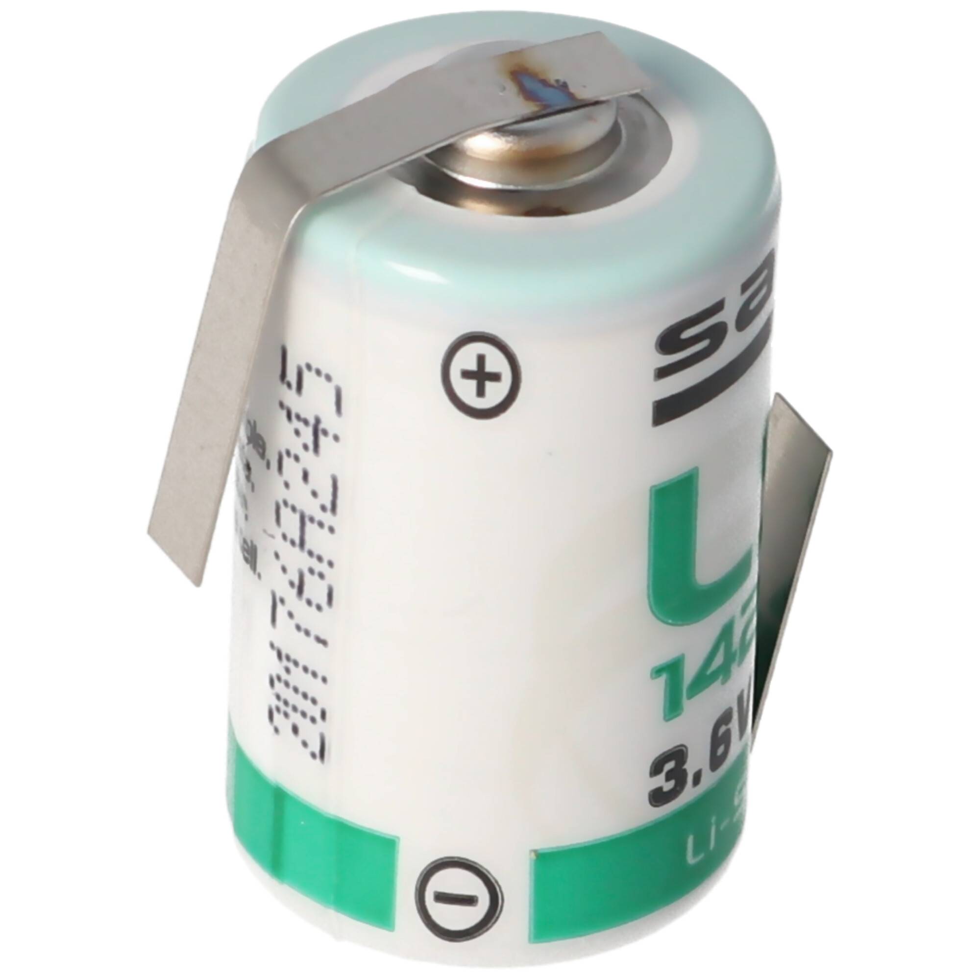 SAFT LS14250CNR Lithium Batterie, Size 1/2 AA, Lötfahnen Z-Form