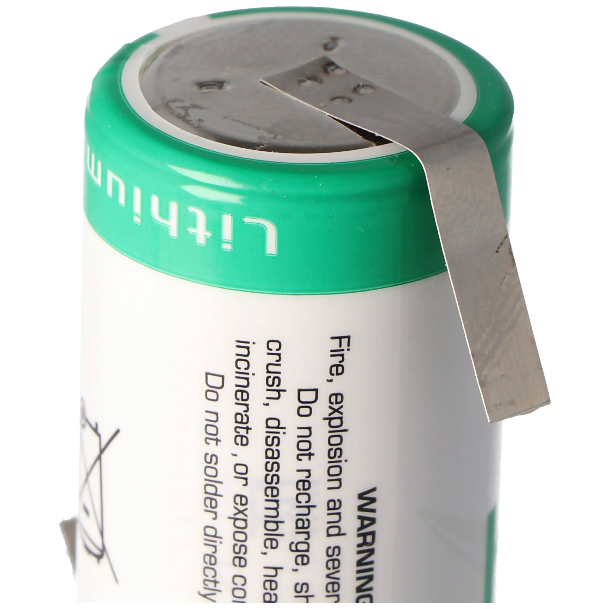 SAFT LSH14CNR Lithium Batterie 3.6V 5500mAh mit Lötfahnen in Z-Form