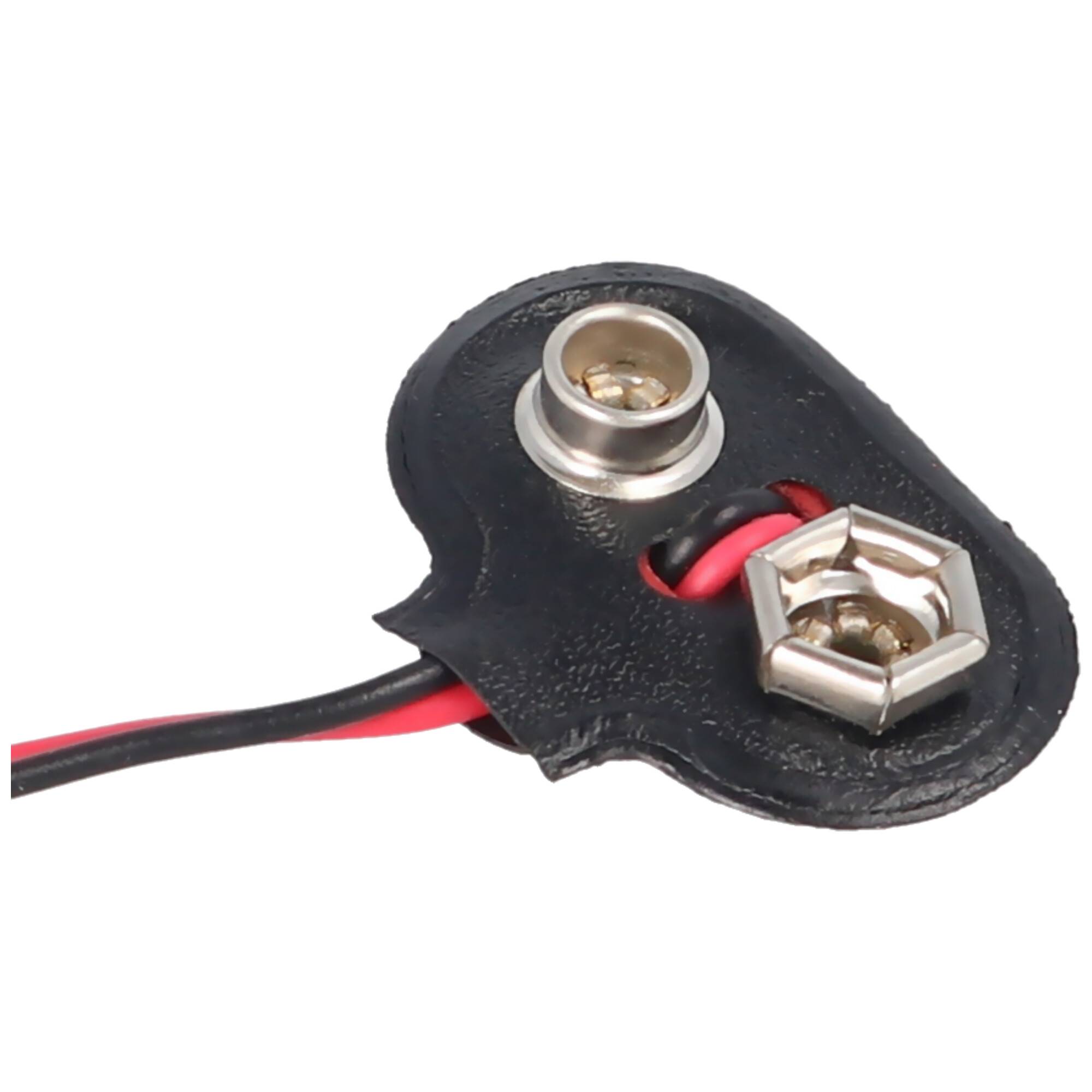 AccuCell Batterieclip für 9 V Block T-Form