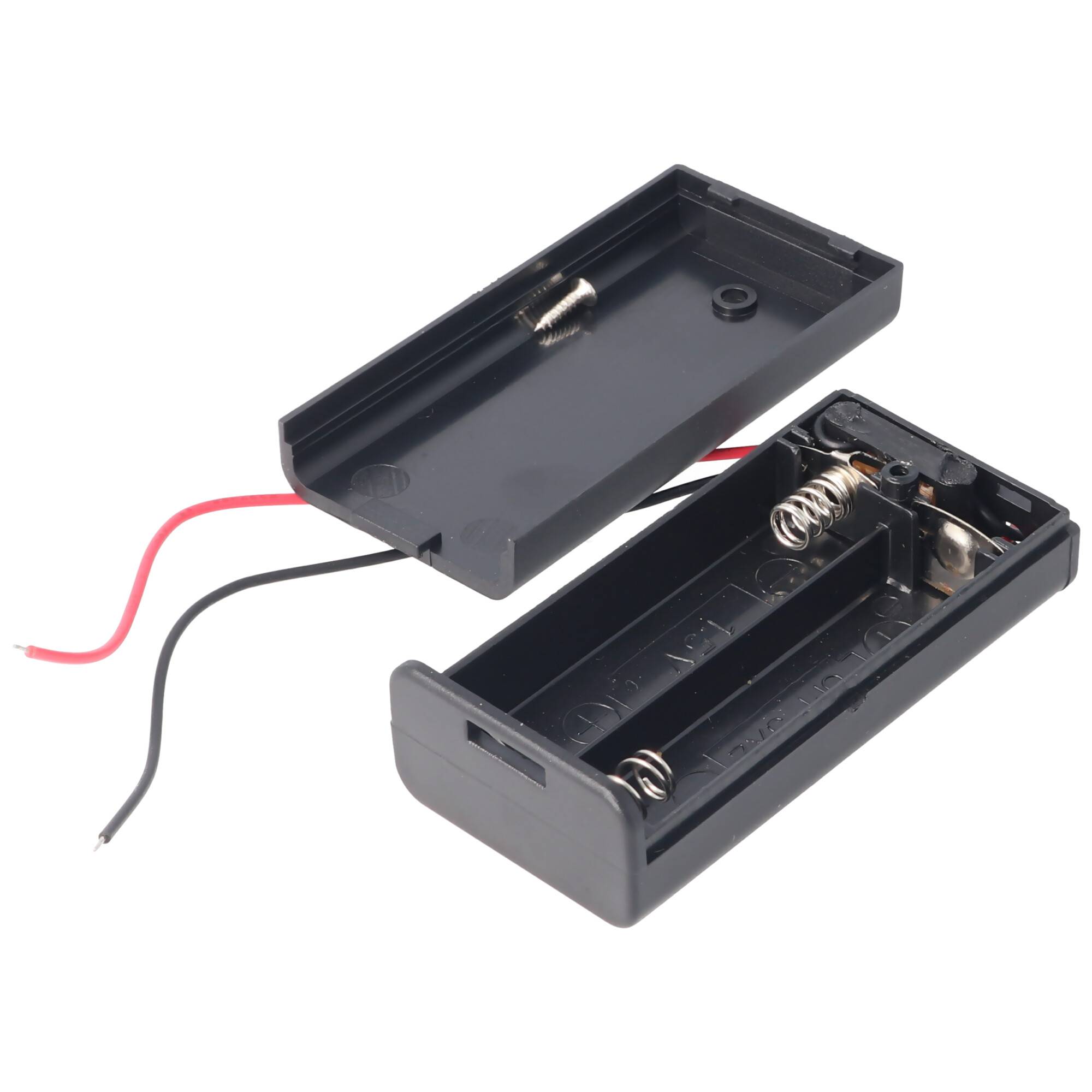Batteriehalter für 2x Mignon AA LR6 Batterie mit An/Aus Schalter