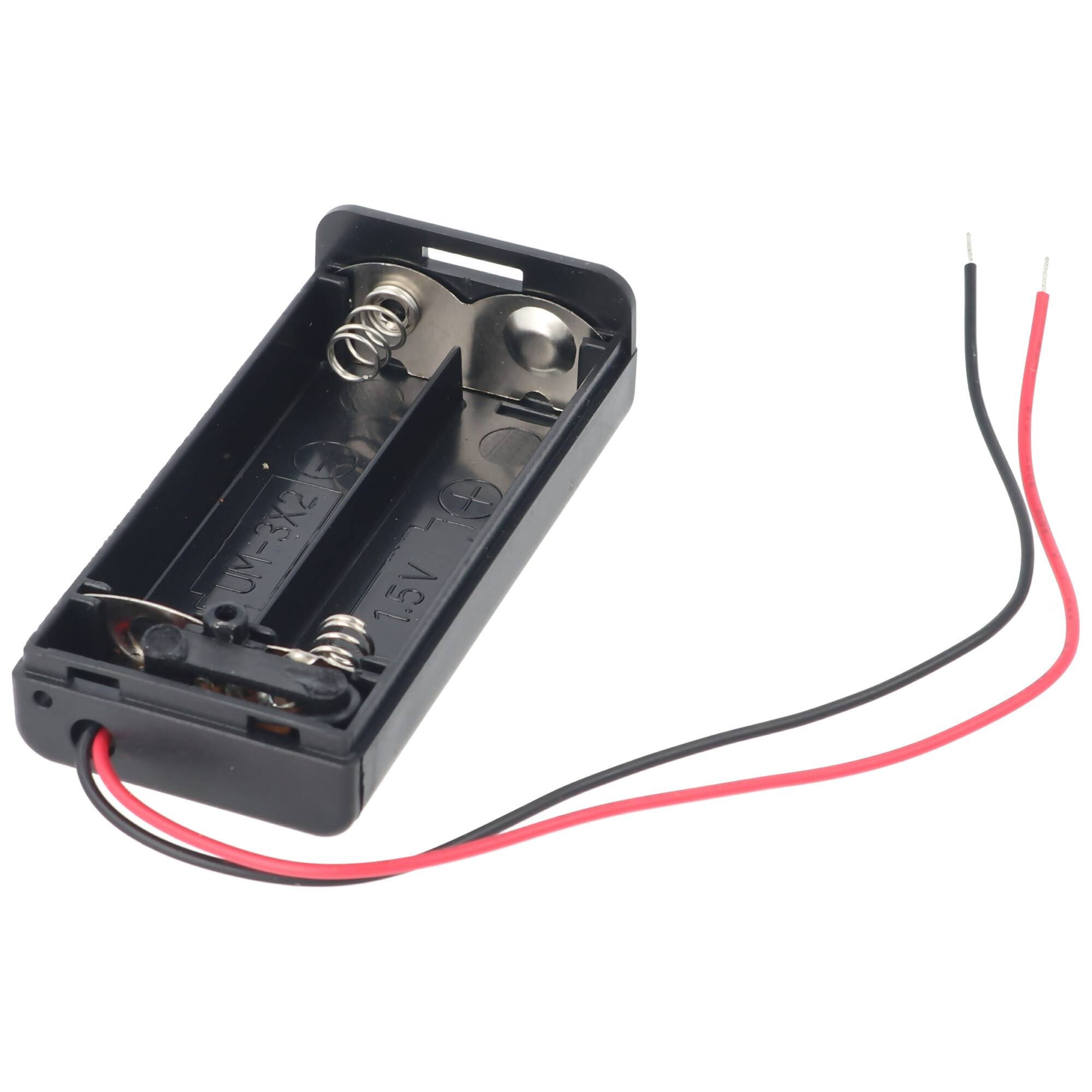 Batteriehalter für 2x Mignon AA LR6 Batterie mit An/Aus Schalter