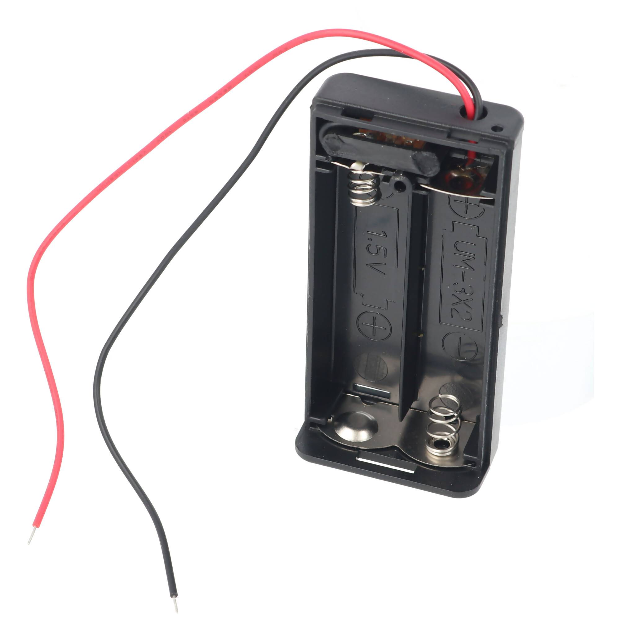 Batteriehalter für 2x Mignon AA LR6 Batterie mit An/Aus Schalter