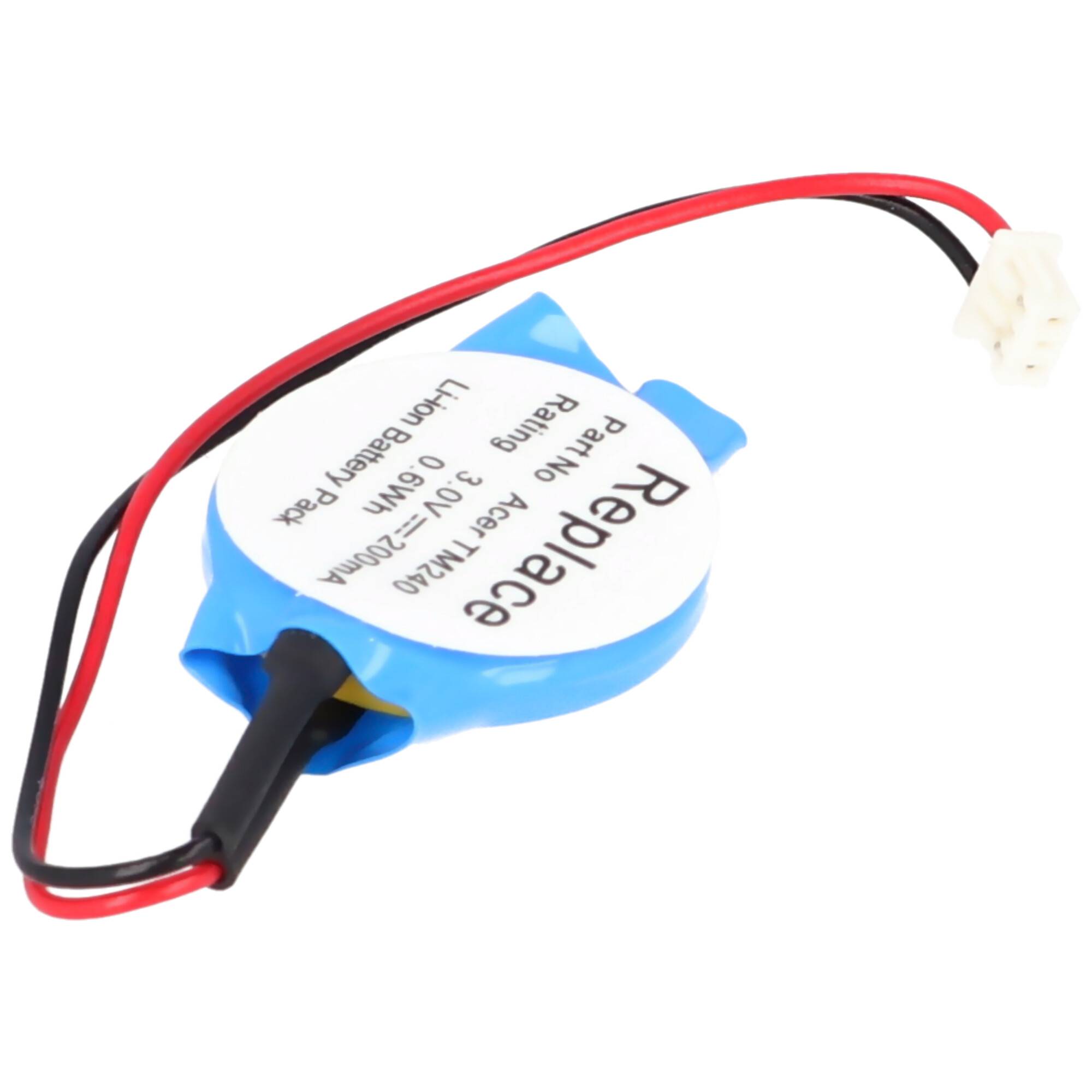 Acer Travelmate 240 BackUp CMOS Batterie mit Kabel und Stecker