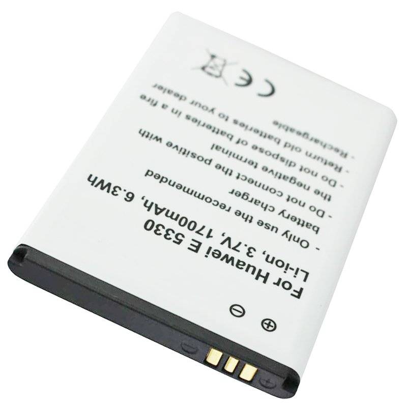 Akku passend für Huawei E5330, MEDION MDM9625, HB5F2H 3,7 Volt 1700mAh