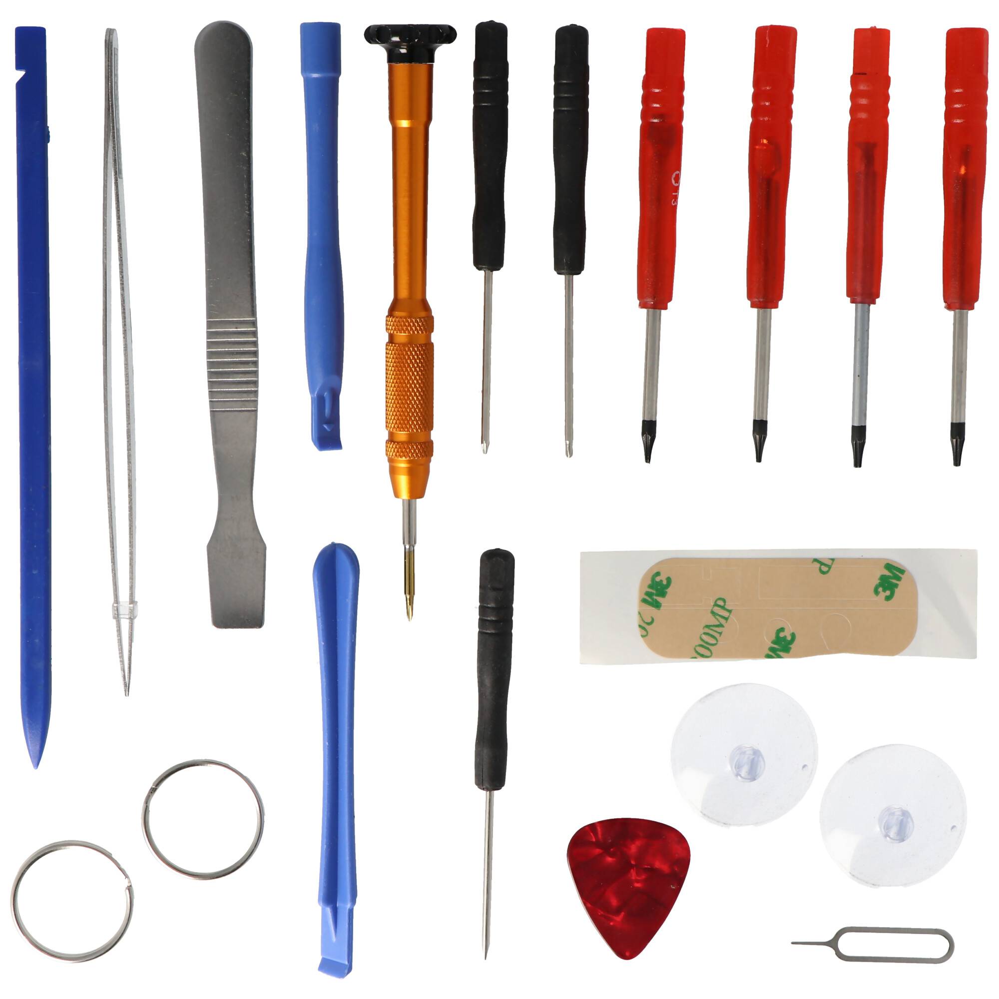 Werkzeug Set 17fach passend für iPhone 4, 4S, 5, 5C, 5S für Akku Wechsel