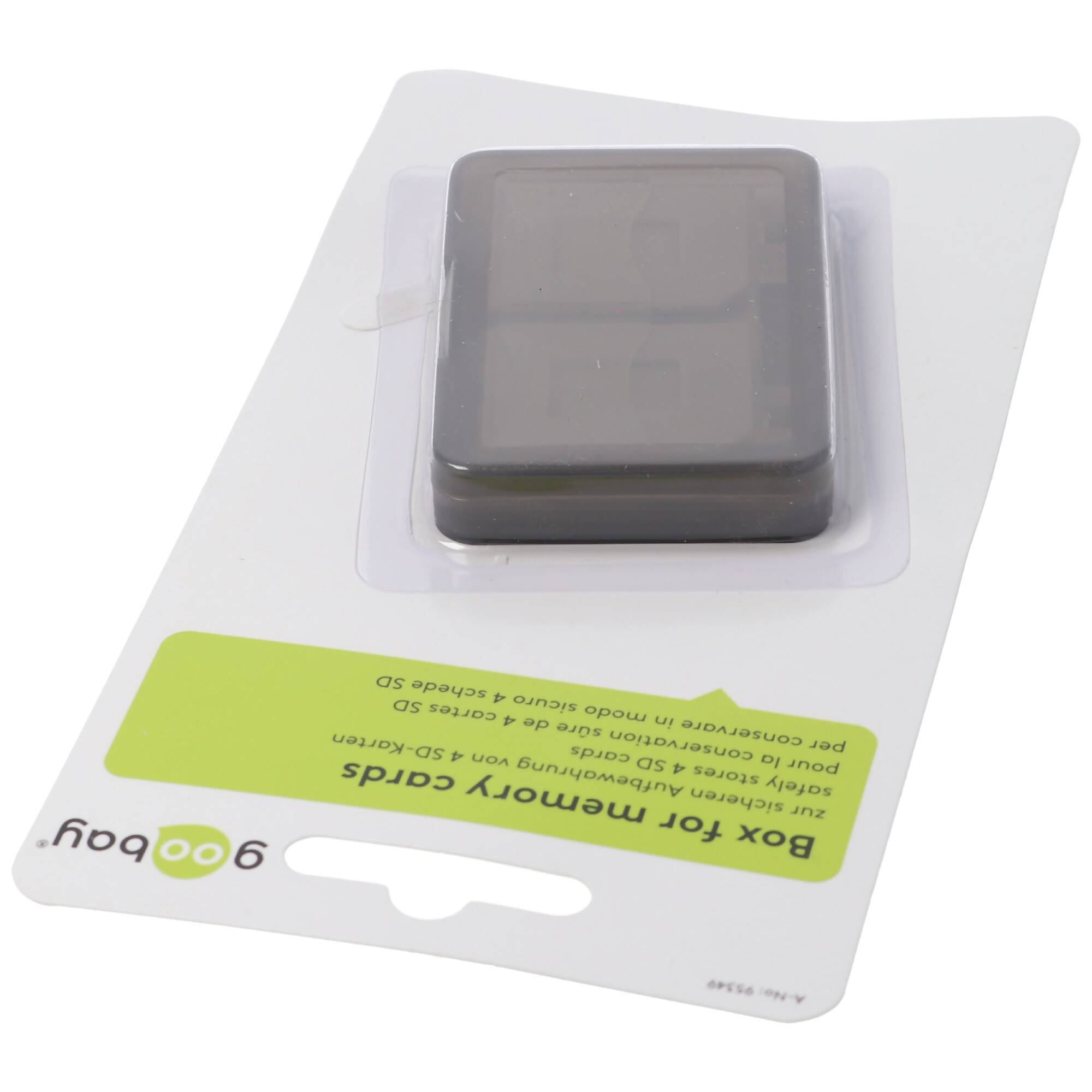 Aufbewahrungsbox für bis zu 4x SD Speicherkarten