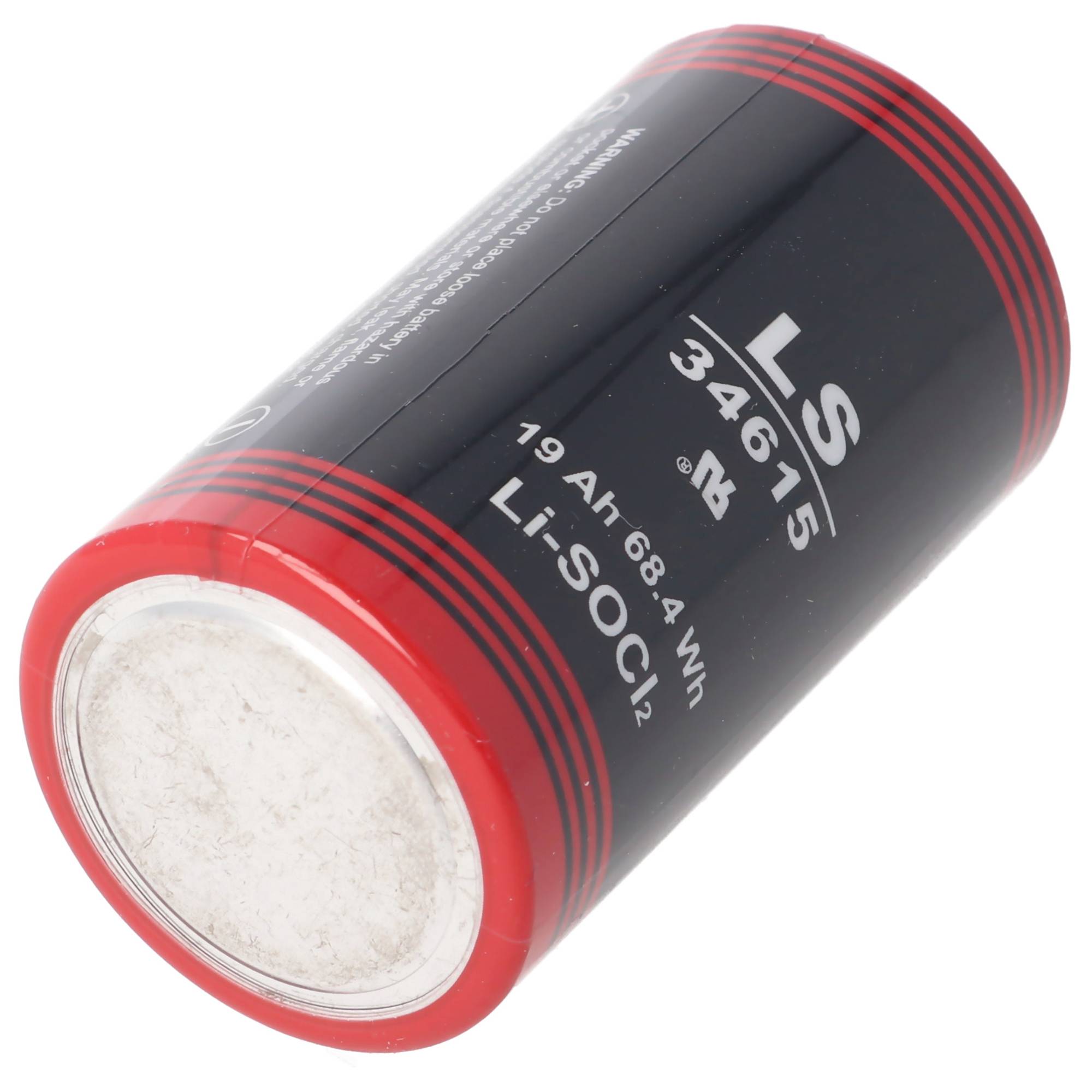 ER34615 Lithium Batterie D Mono 3,6 Volt 19000mAh mit breitem Pluspol min. 0,8cm, max. 11,5mm