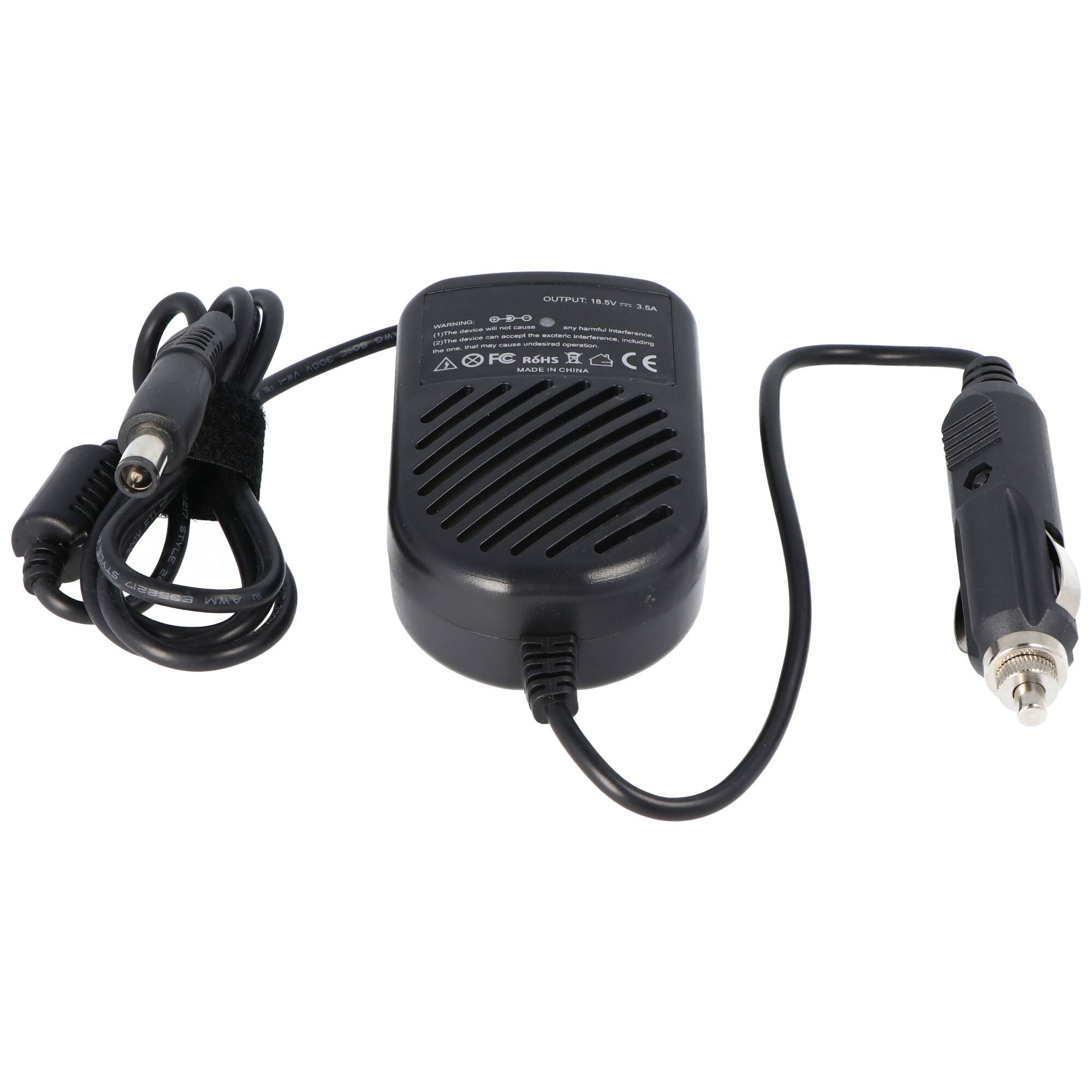 KFZ-Ladekabel für viele HP Compaq Laptop mit Stecker 7,4mm x 5,0mm, 18,5v 3,5A