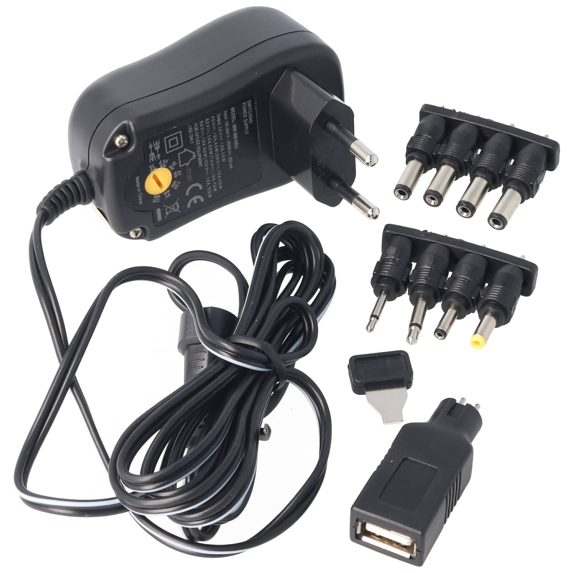 Universal Stabilisiertes Schaltnetzteil Eco-Friendly mit 1000mA