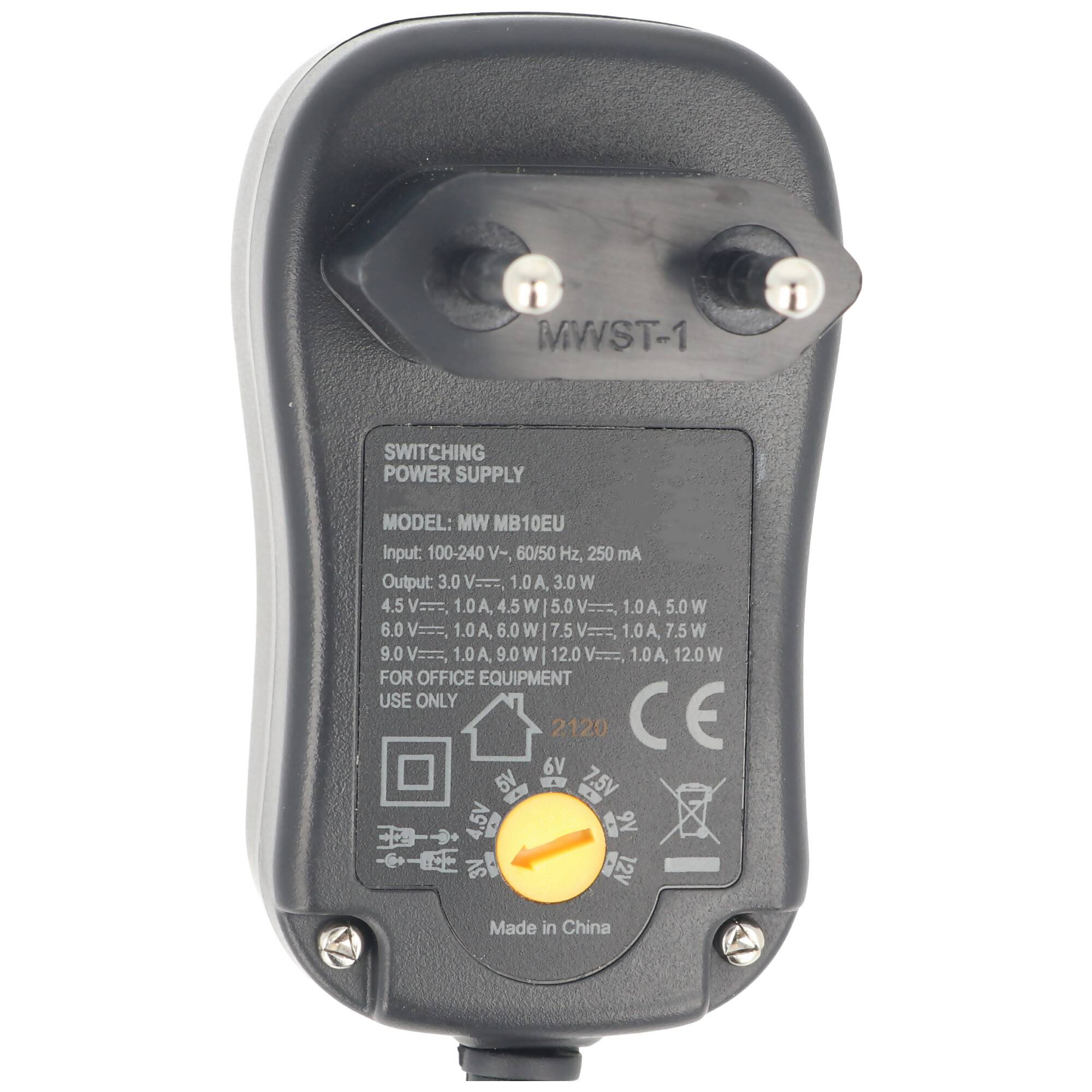 Universal Stabilisiertes Schaltnetzteil Eco-Friendly mit 1000mA
