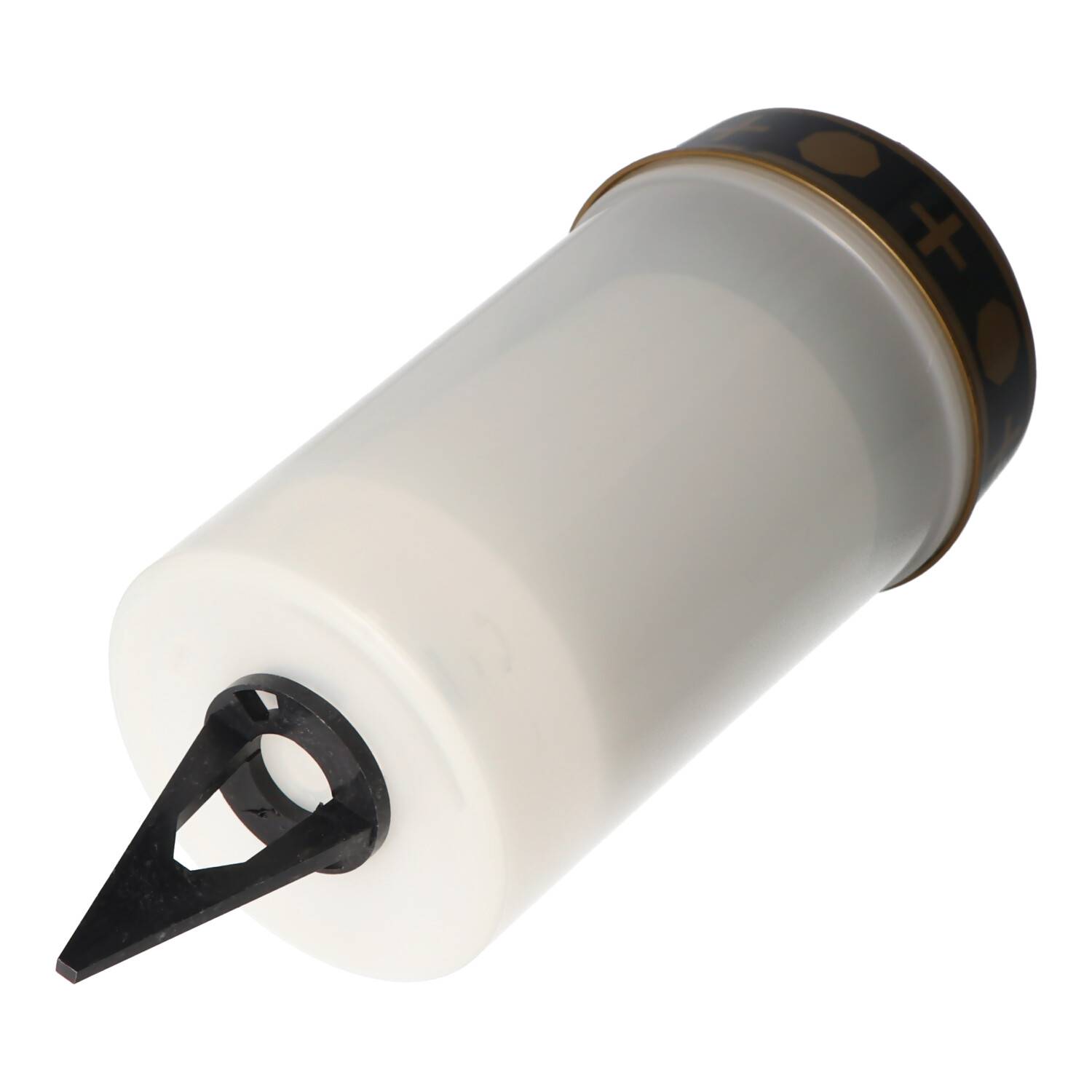 Grablicht weiß mit einer LED, mit realistisch flackerndem Kerzenschein, inklusive Batterien