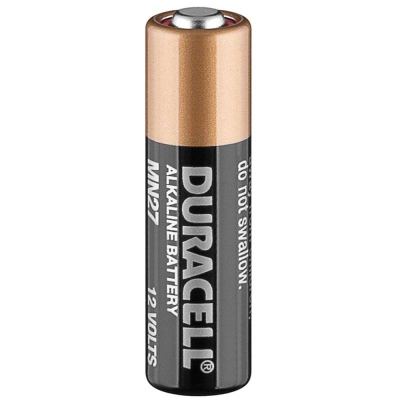 Duracell MN27, LR27 A Alkaline Batterie, 12 Volt, Abmessungen 28,8 x 8 mm