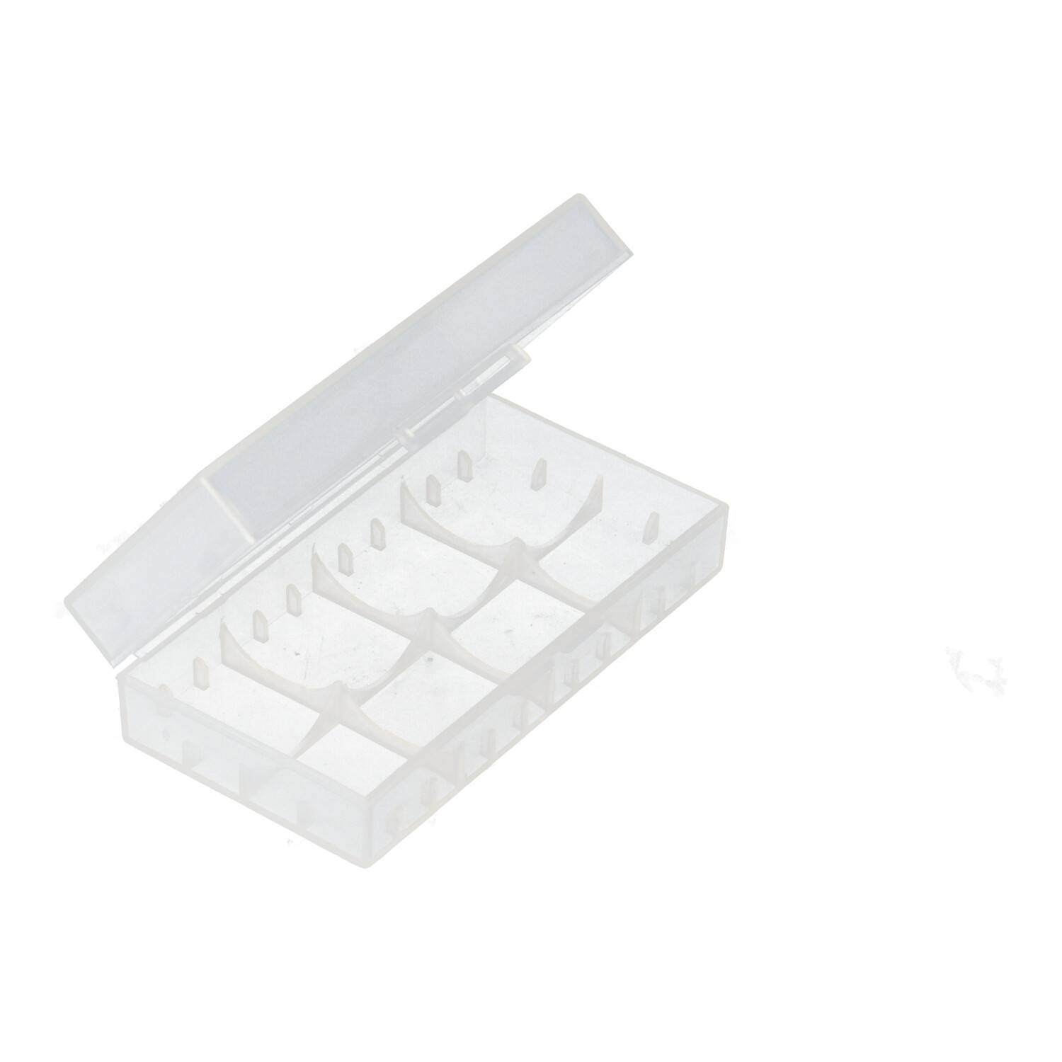 Universal AccuSafe Aufbewahrungsbox für 1 bis zu 2 Stück 18650 Li-Ion Akku