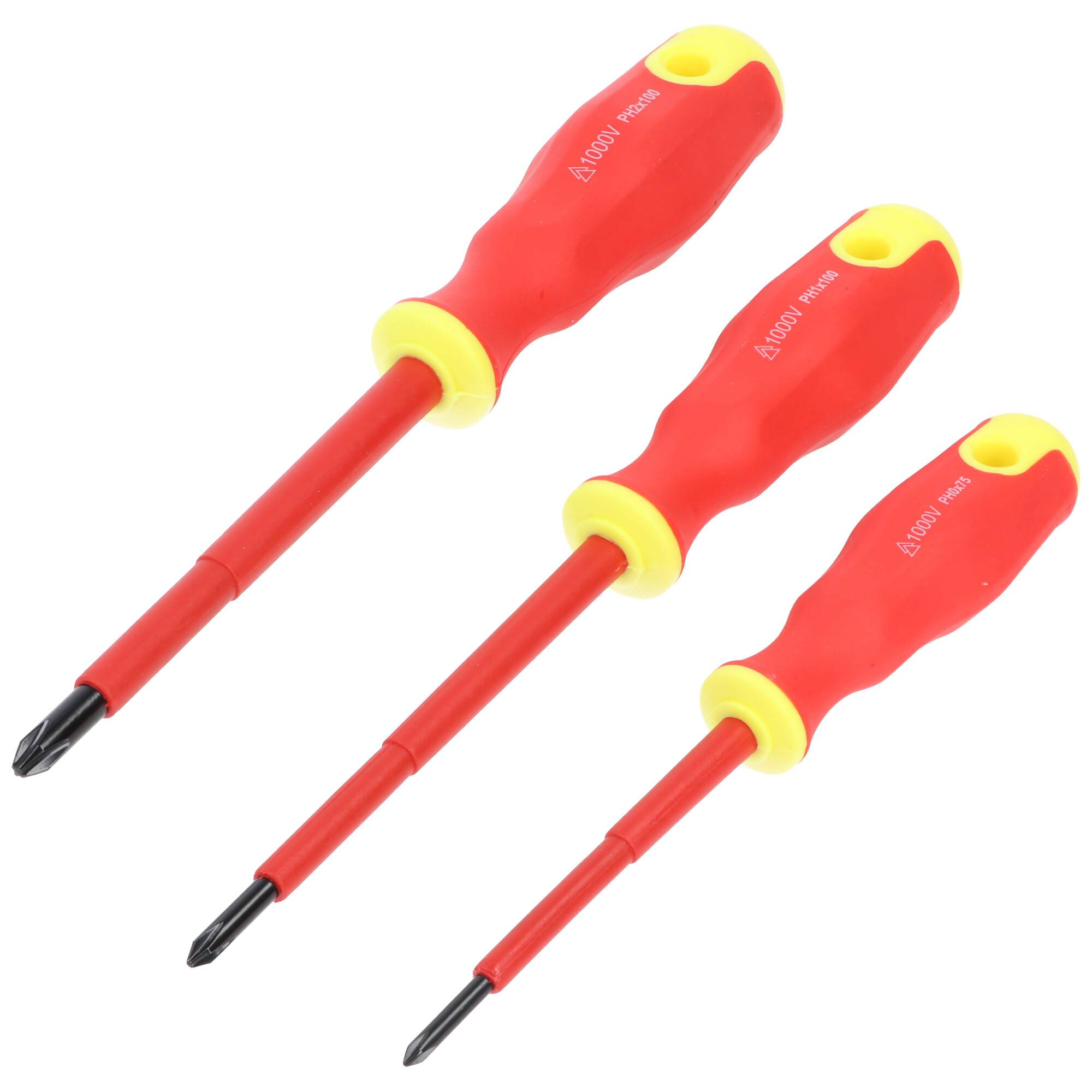 Elektro-Schraubendreher-Satz 8 teilig inklusive Phasenprüfer