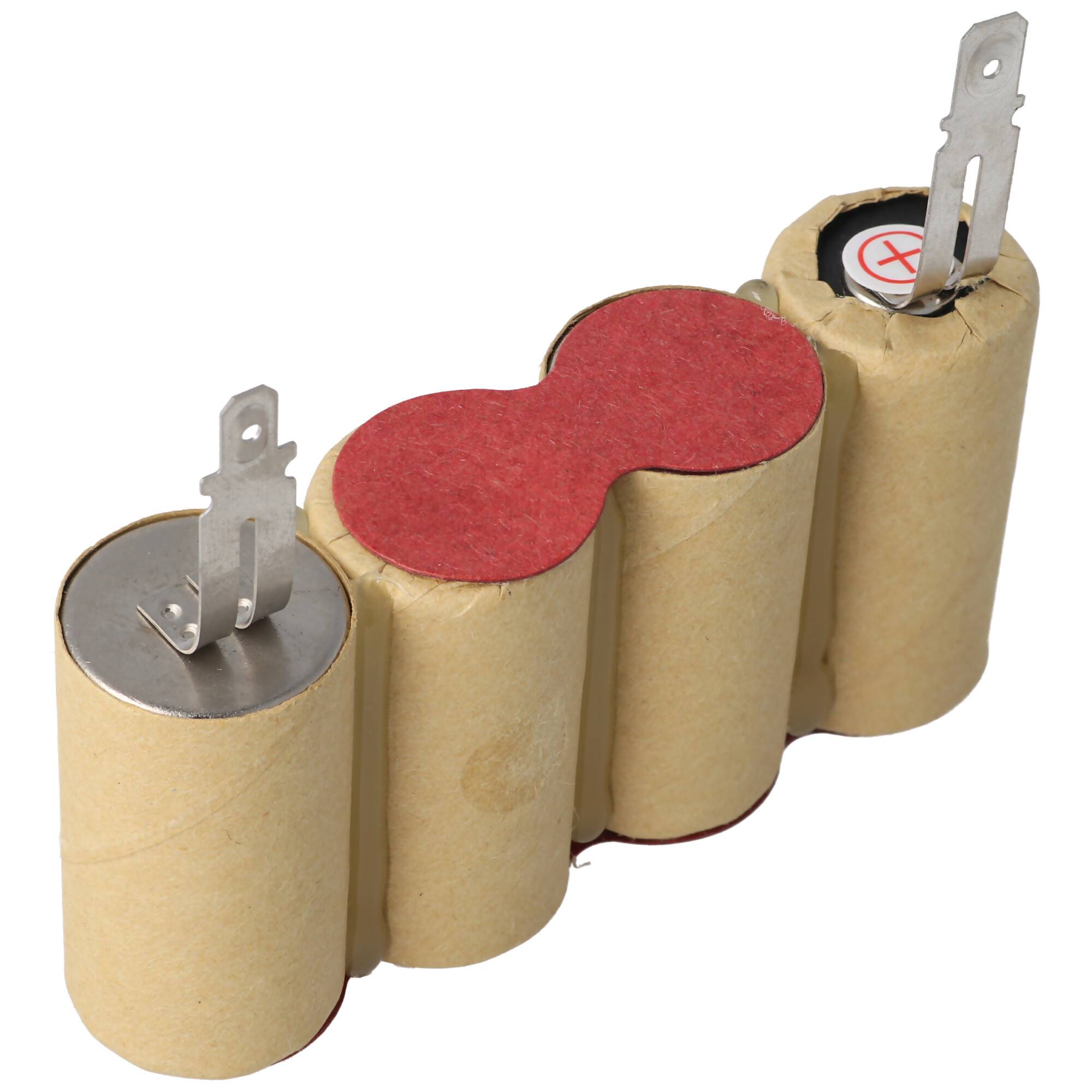 AccuCell Akku passend für Kärcher Akkubesen K50, K55 Akku NiMH, frische Fertigung