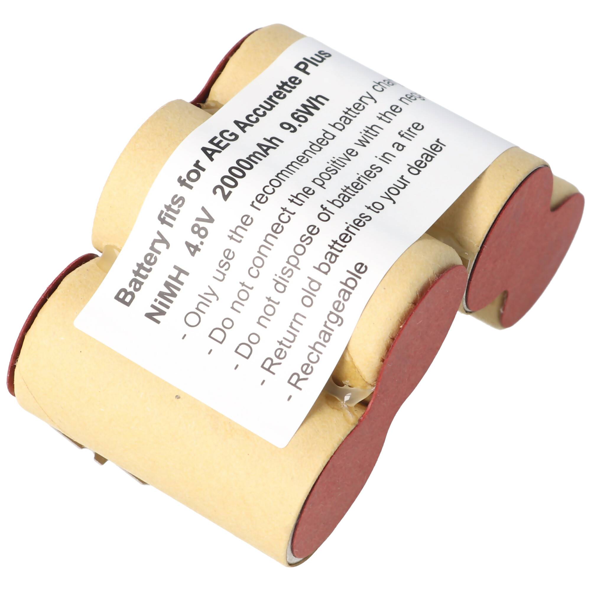 AccuCell Akku passend für Staubsauger, Handstaubsauger 4,8 Volt