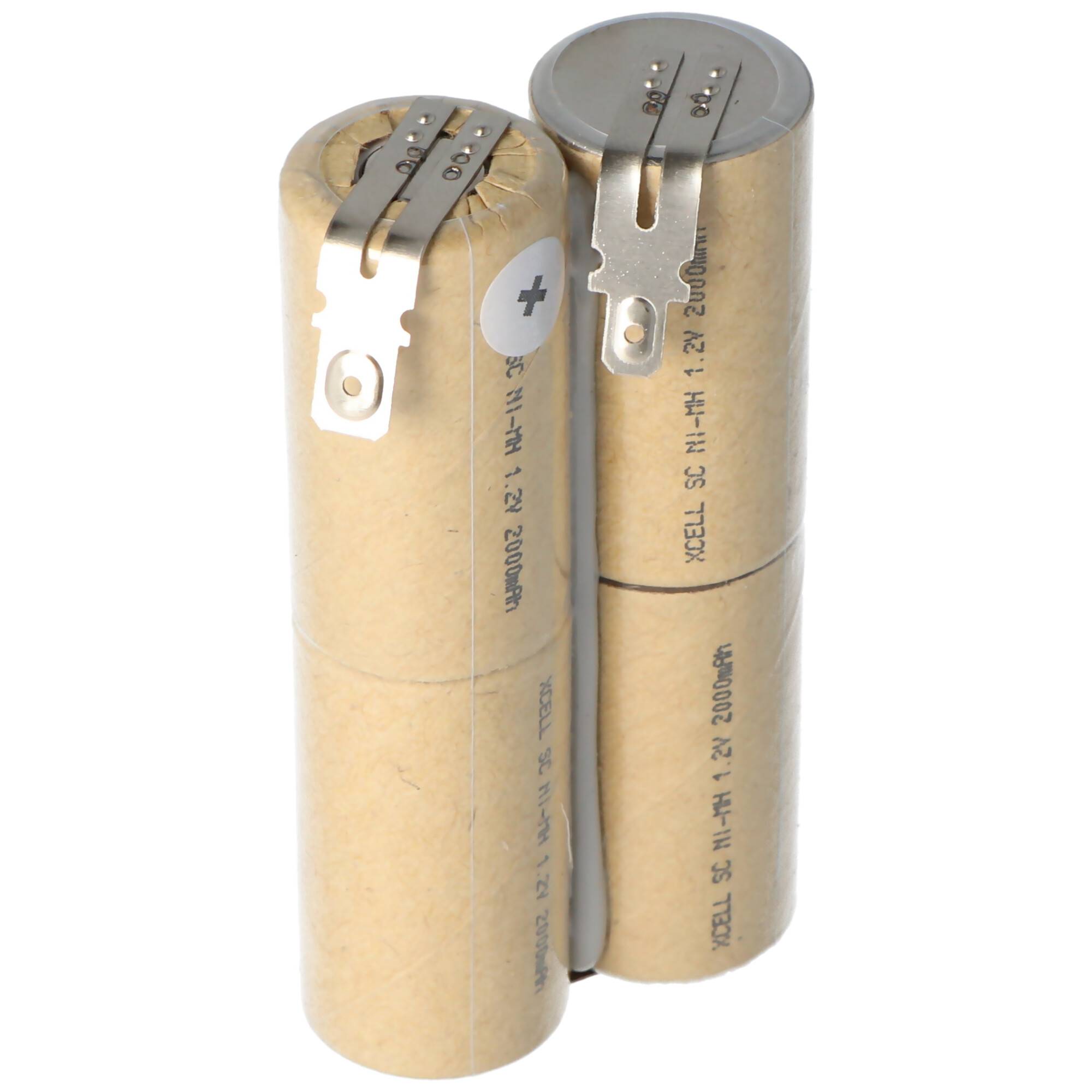 Akku passend für den Philips Electric Sweeper FC6125 Akku mit 4,8mm und 6,3mm